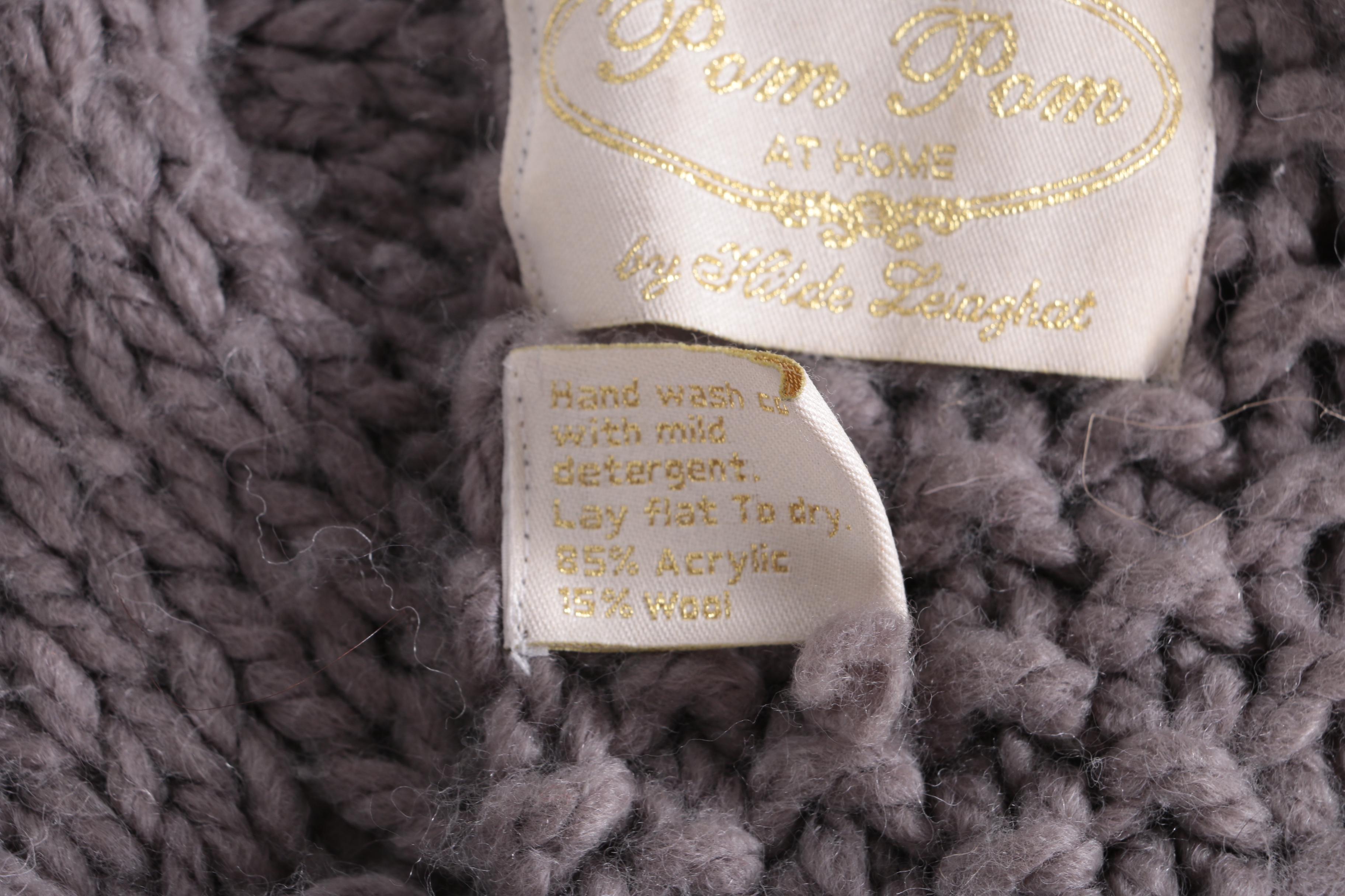 Pom Pom at Home Knitted Throw