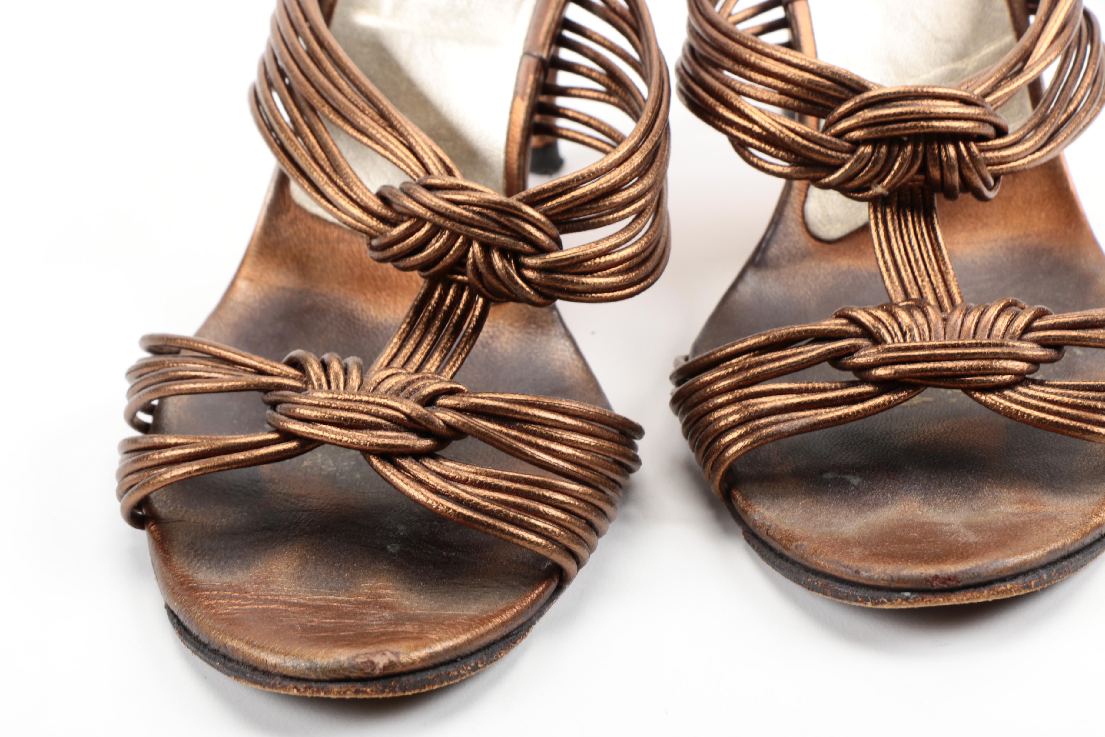 Women's Claudia Ciuti Strappy Slide Heels