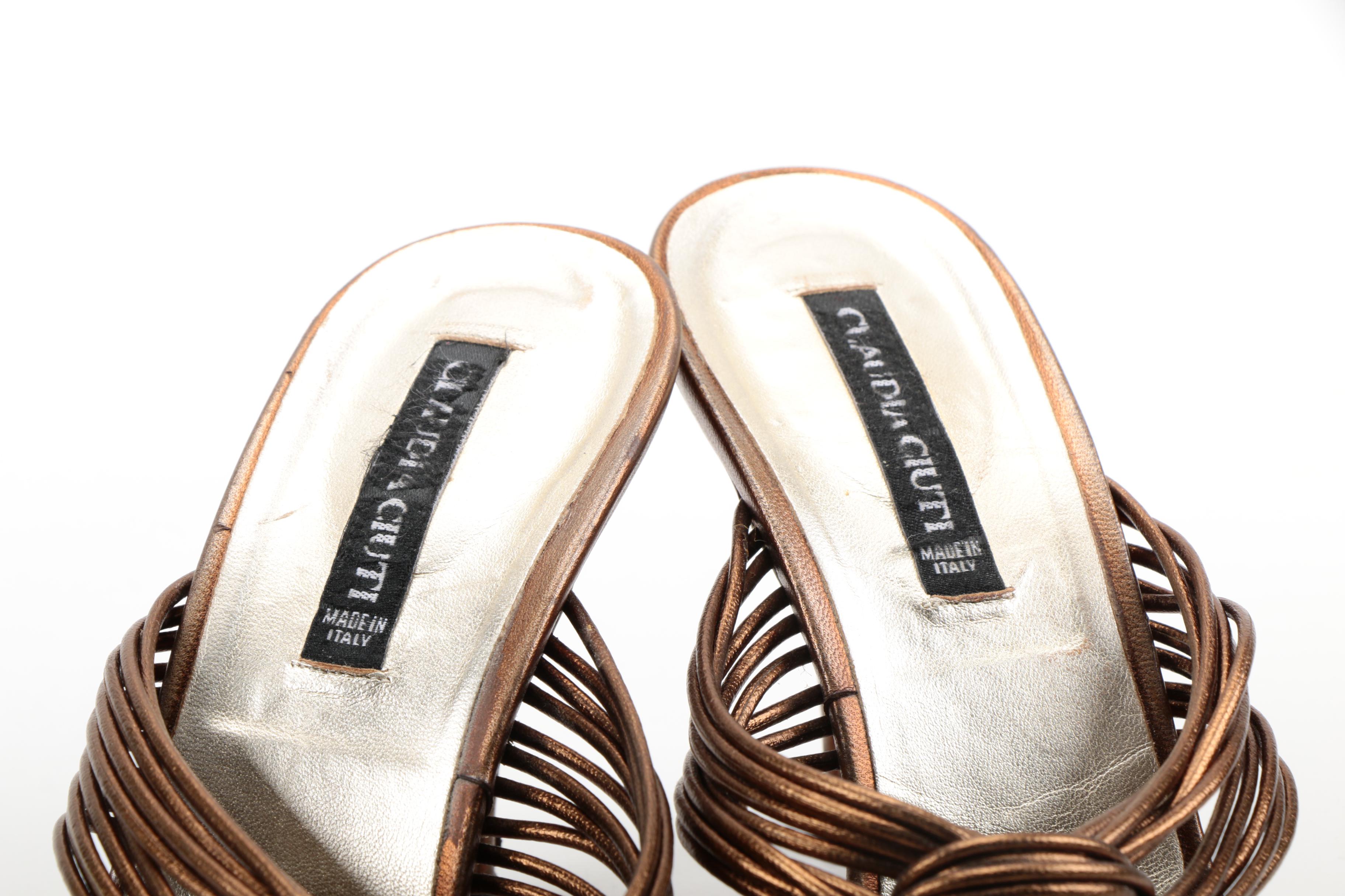 Women's Claudia Ciuti Strappy Slide Heels