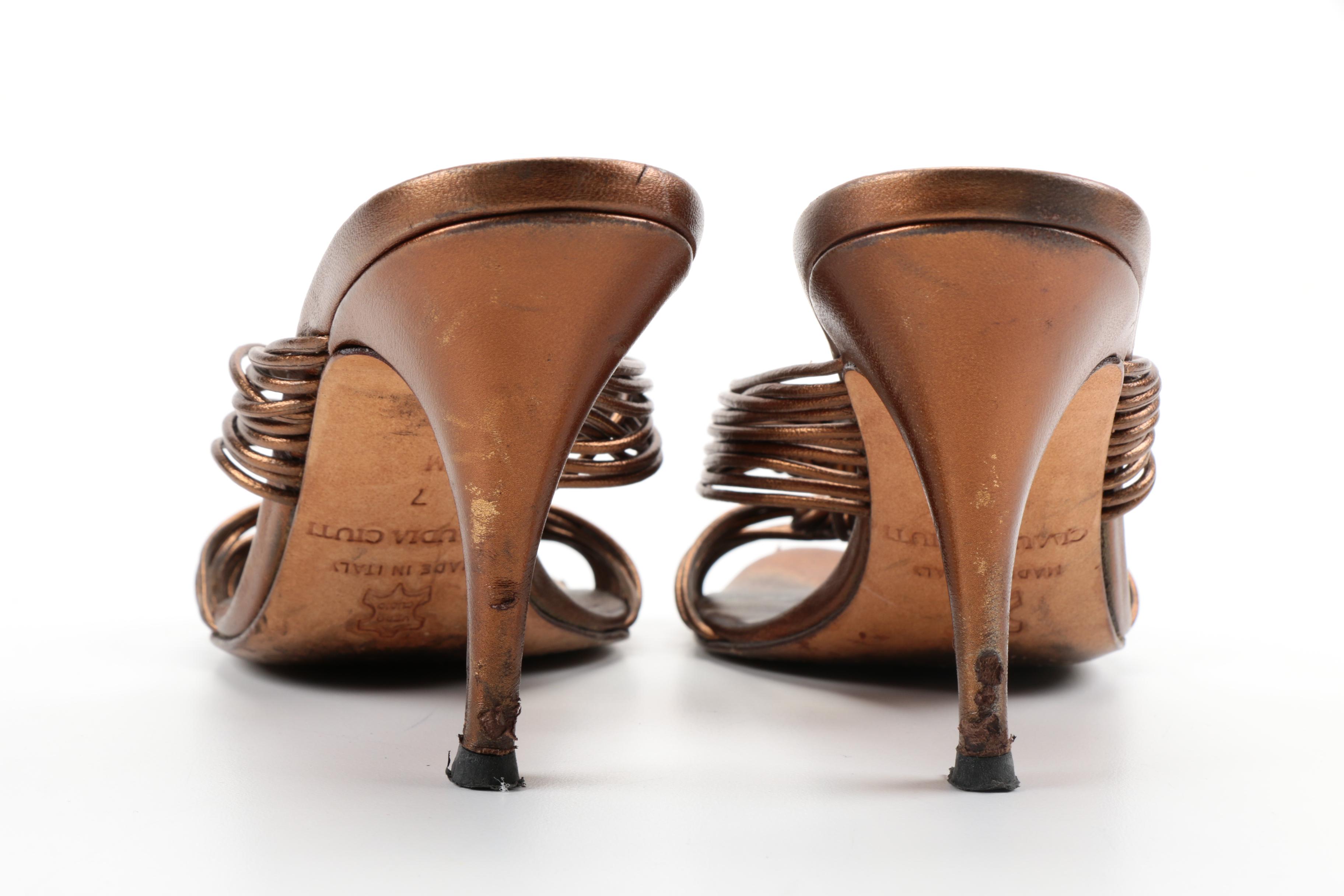 Women's Claudia Ciuti Strappy Slide Heels