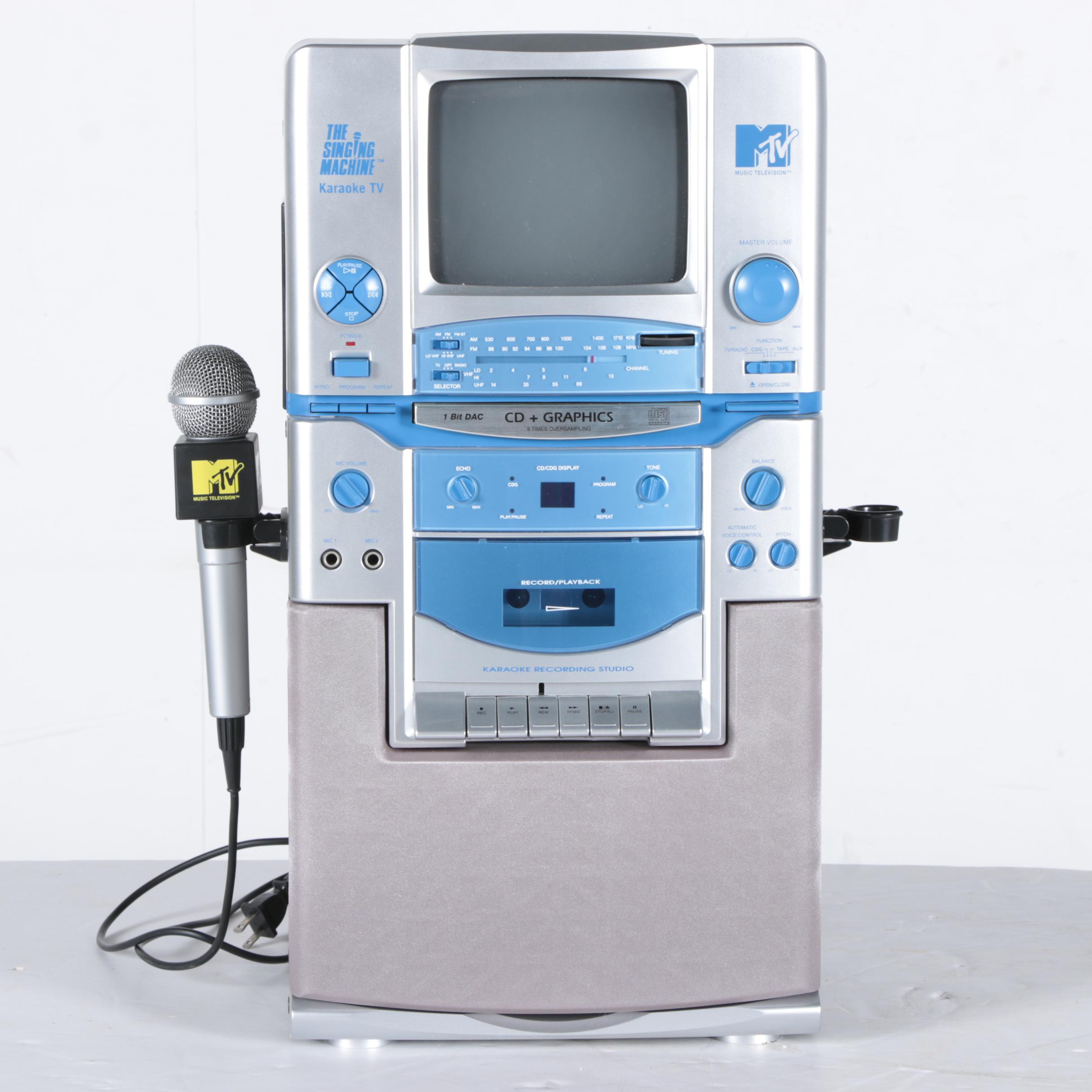 MTV "The Singing Machine" Karaoke TV