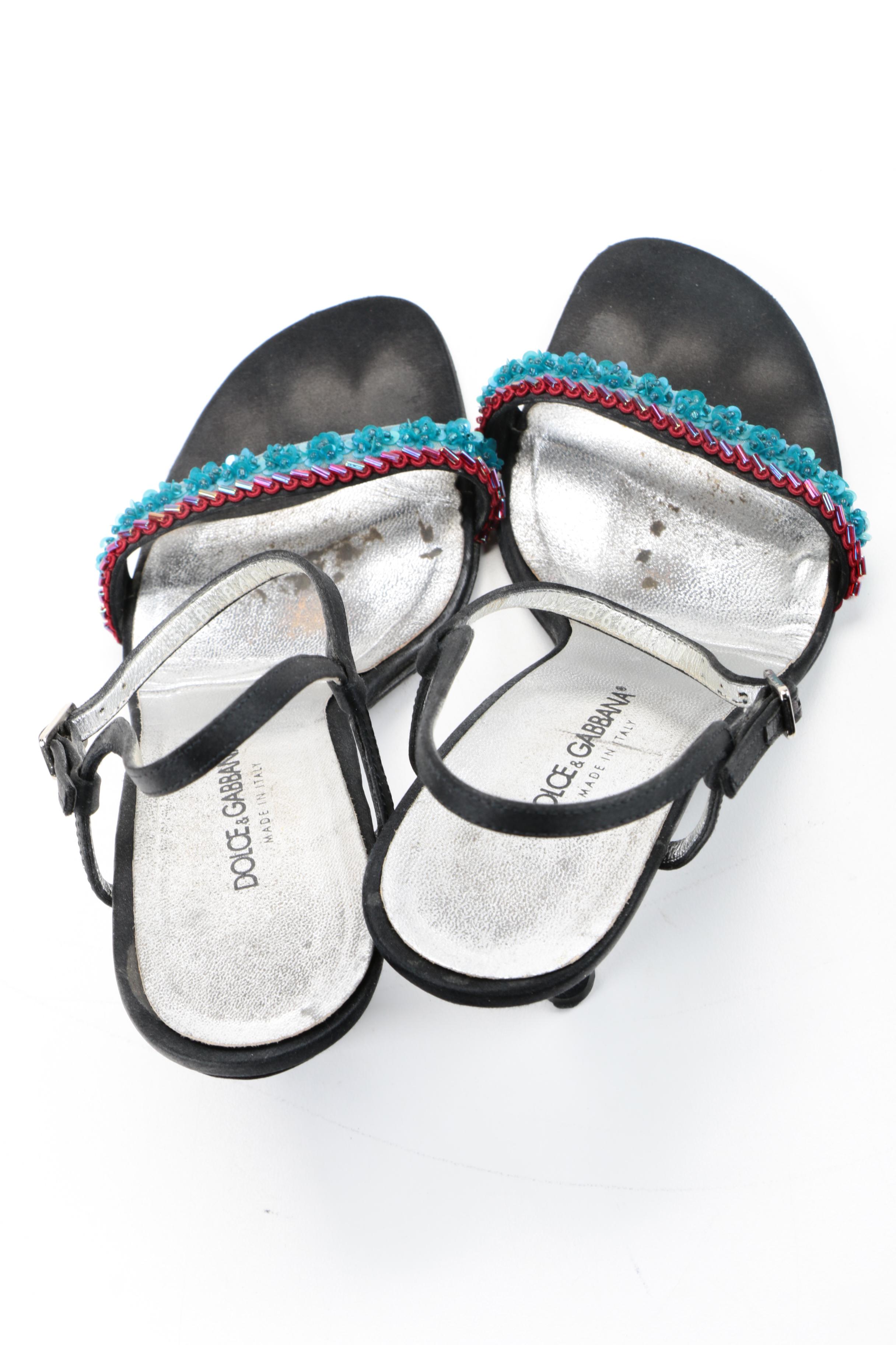 Dolce & Gabbana Embellished Sandals