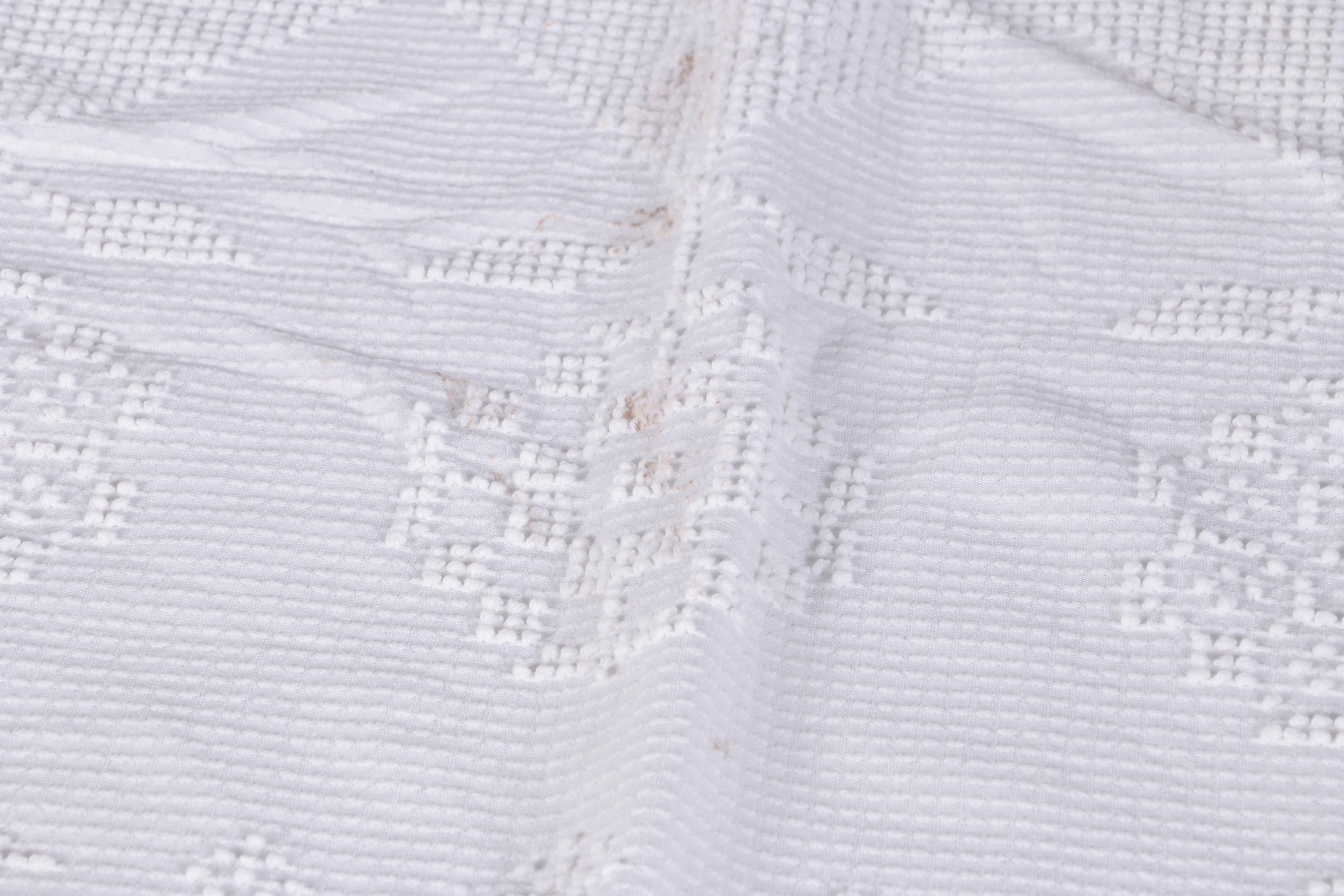 White Cotton Bedspreads Including Crown Crafts