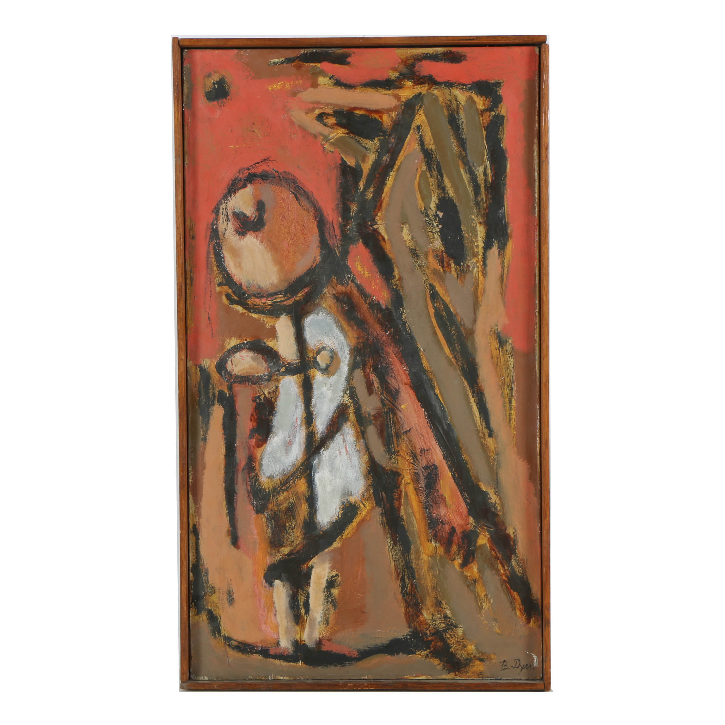 Briggs Dyer Oil Painting on Canvas "Small Statistic"