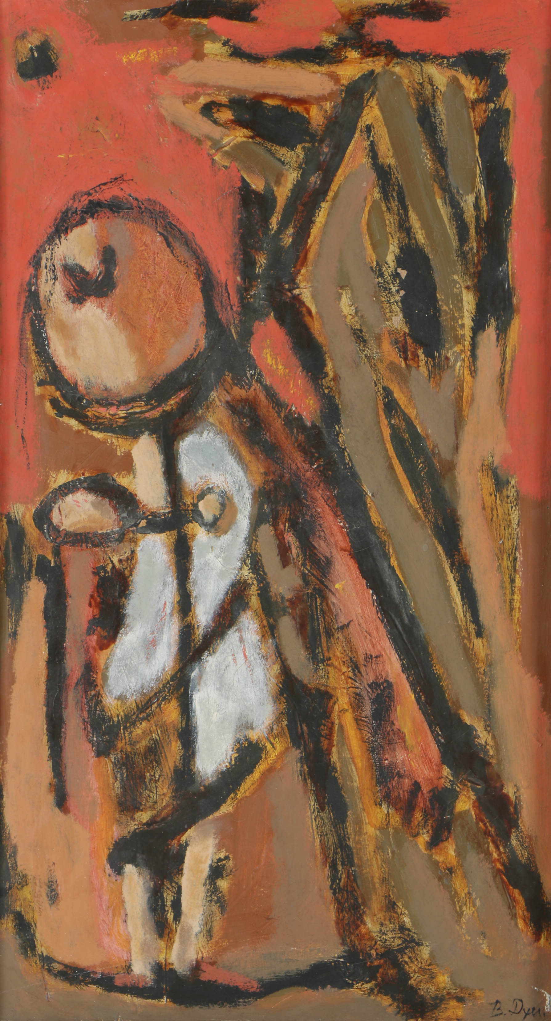 Briggs Dyer Oil Painting on Canvas "Small Statistic"