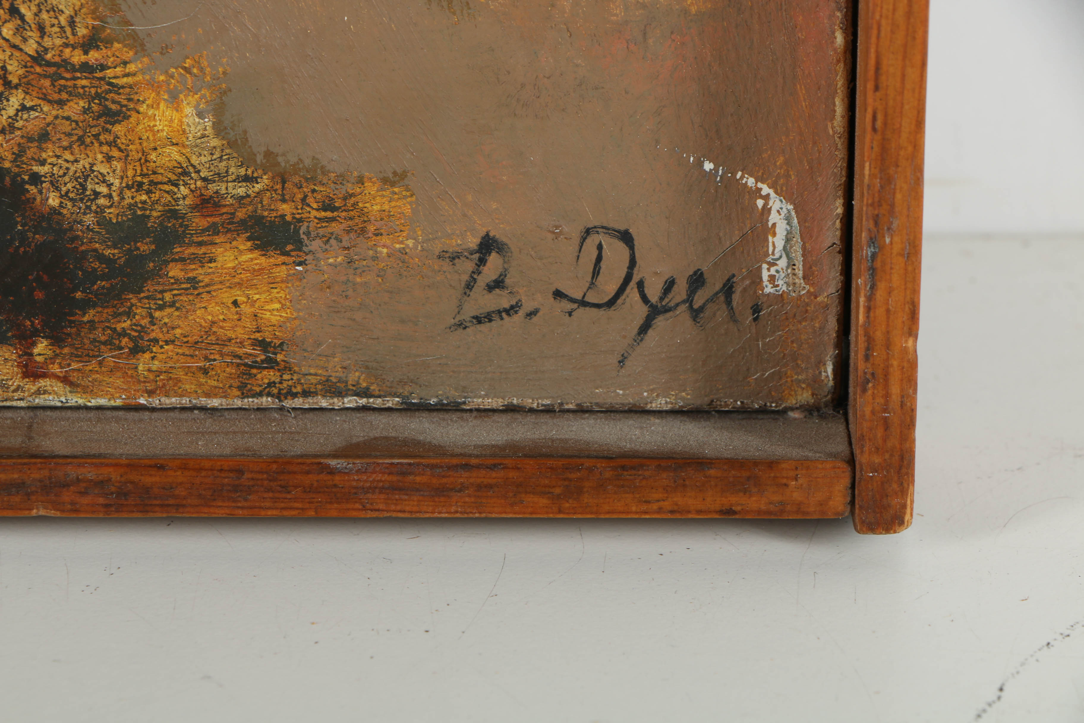 Briggs Dyer Oil Painting on Canvas "Small Statistic"