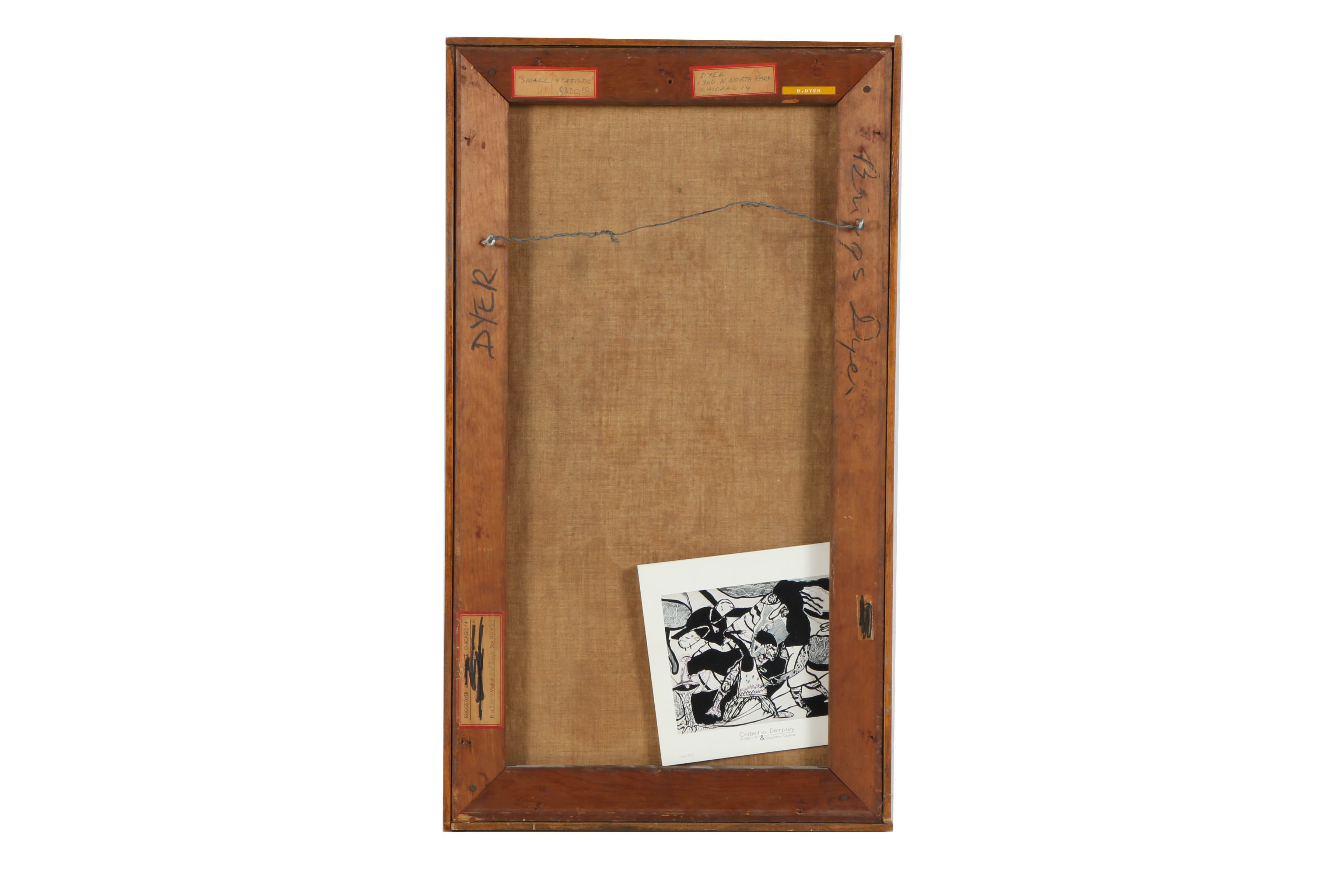 Briggs Dyer Oil Painting on Canvas "Small Statistic"