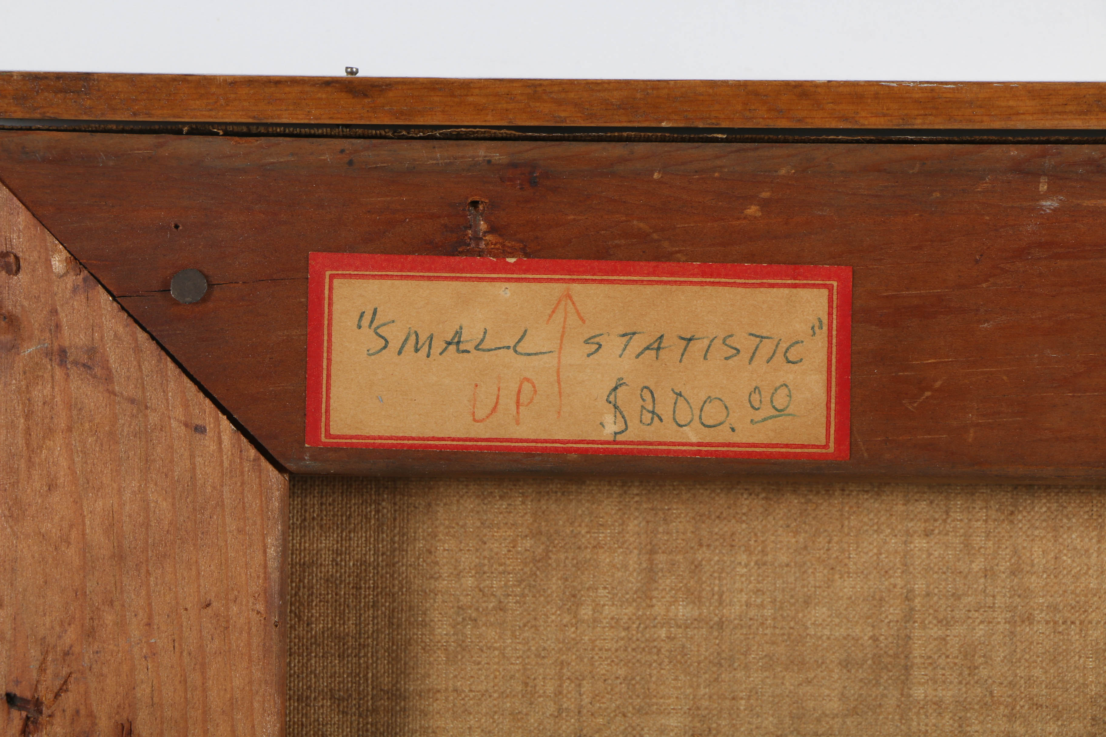 Briggs Dyer Oil Painting on Canvas "Small Statistic"