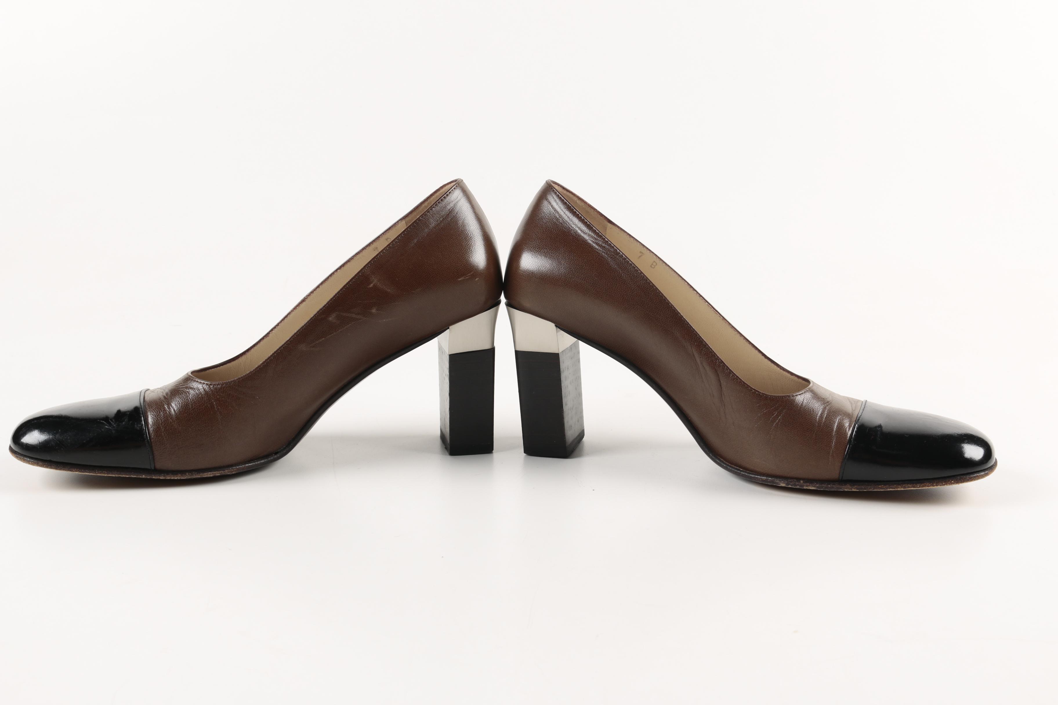 Women's Chanel Two-Tone Pumps