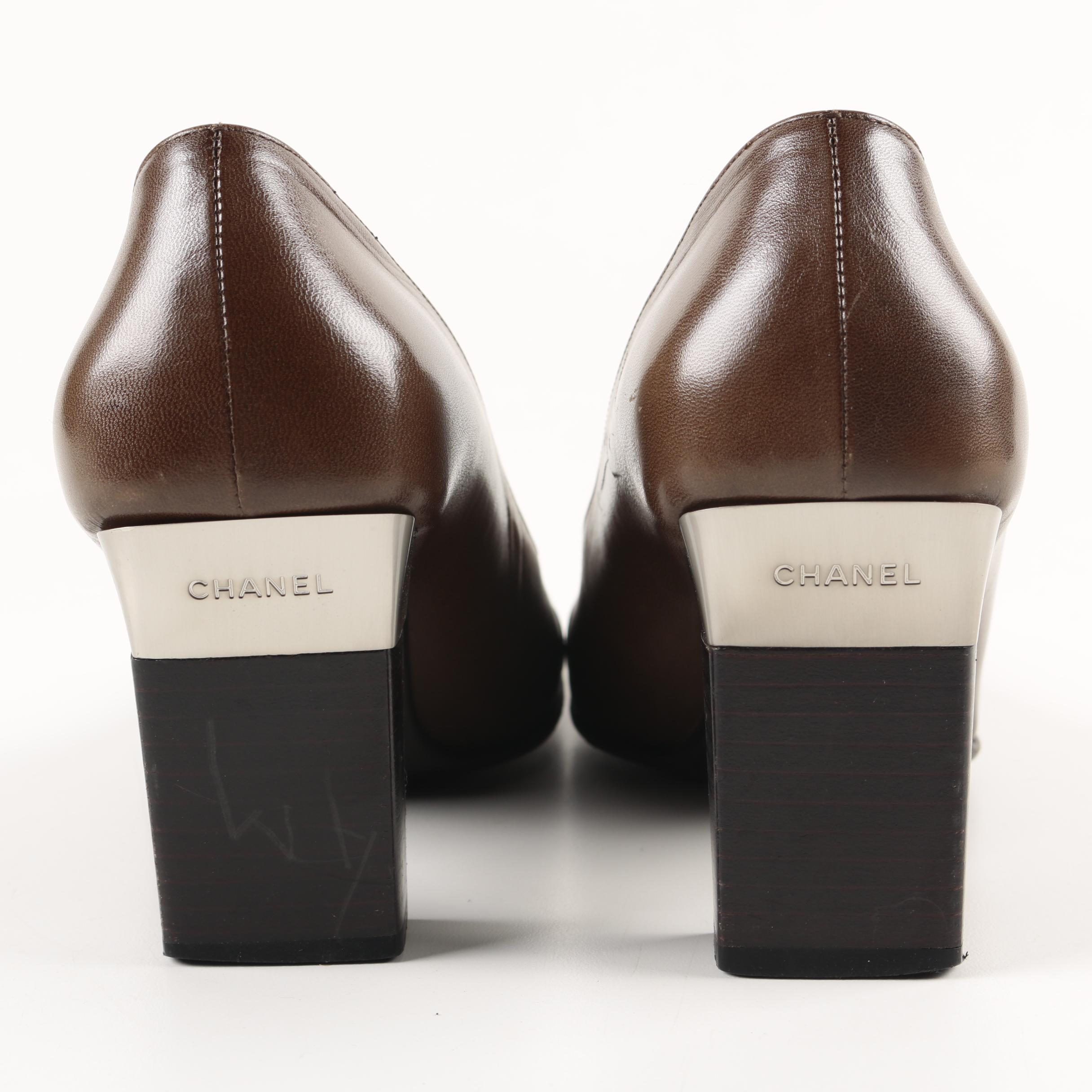 Women's Chanel Two-Tone Pumps