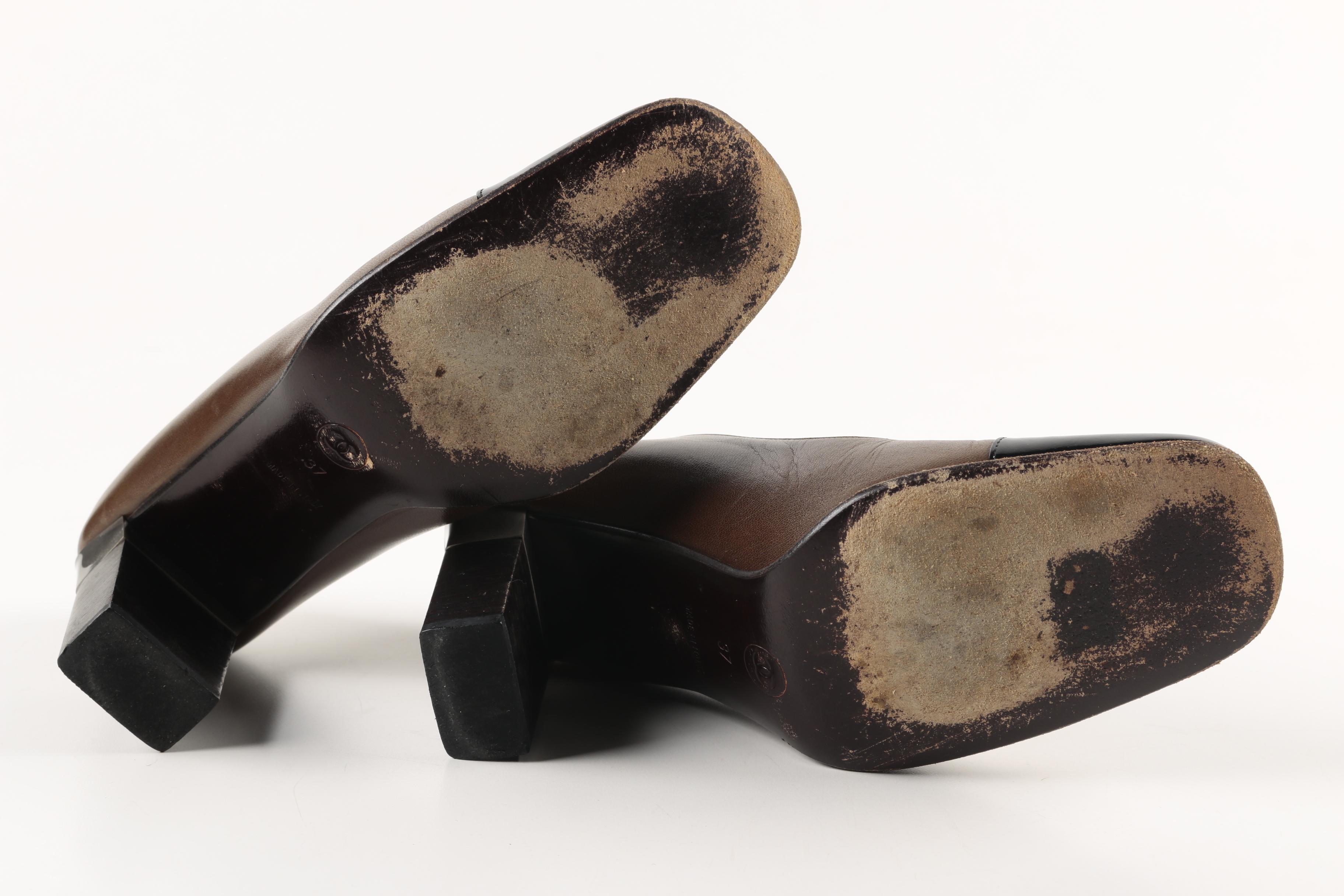 Women's Chanel Two-Tone Pumps