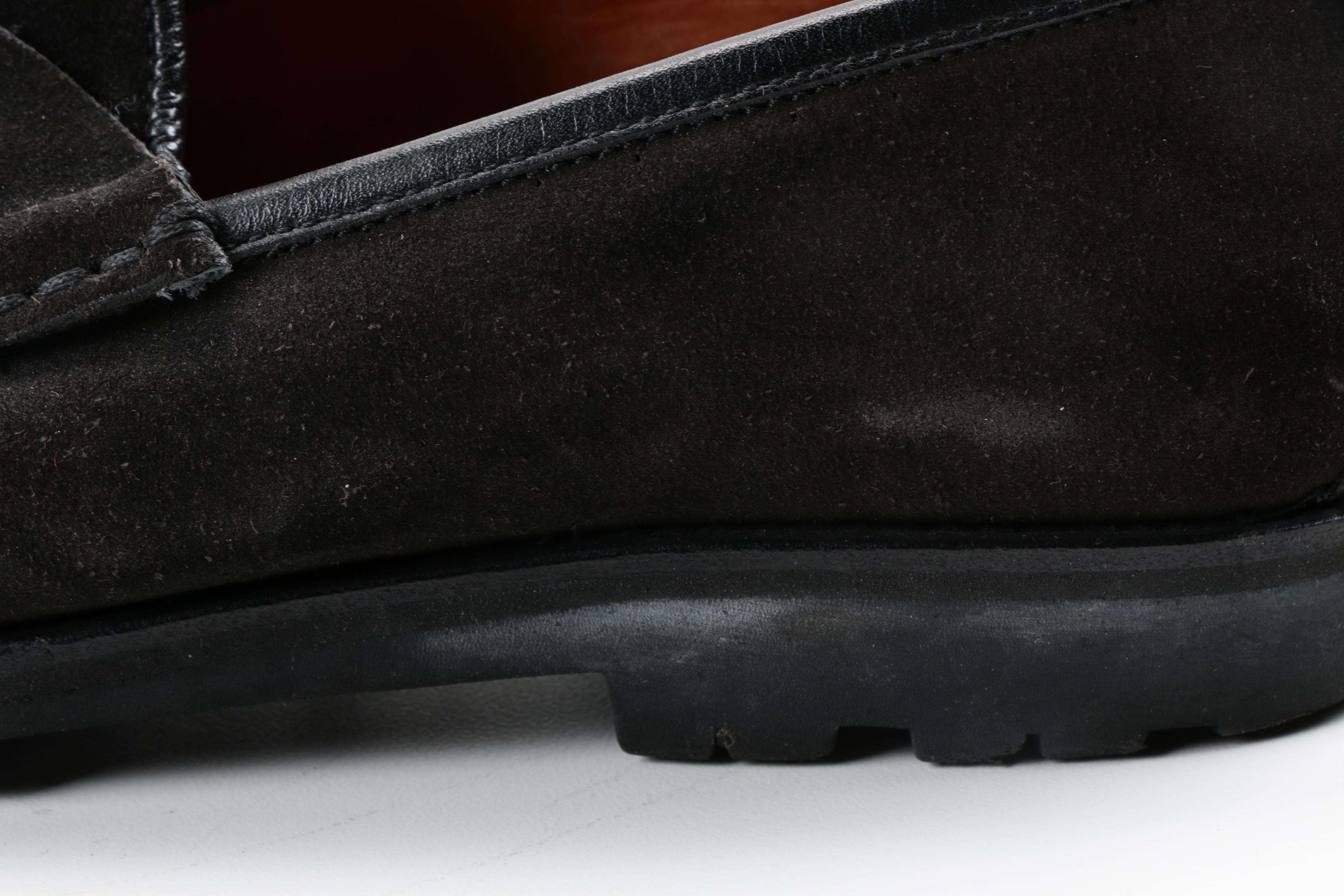 Gucci Dark Brown Suede Loafers