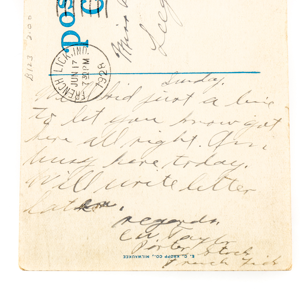 Vintage Postcards and Token from French Lick, Indiana