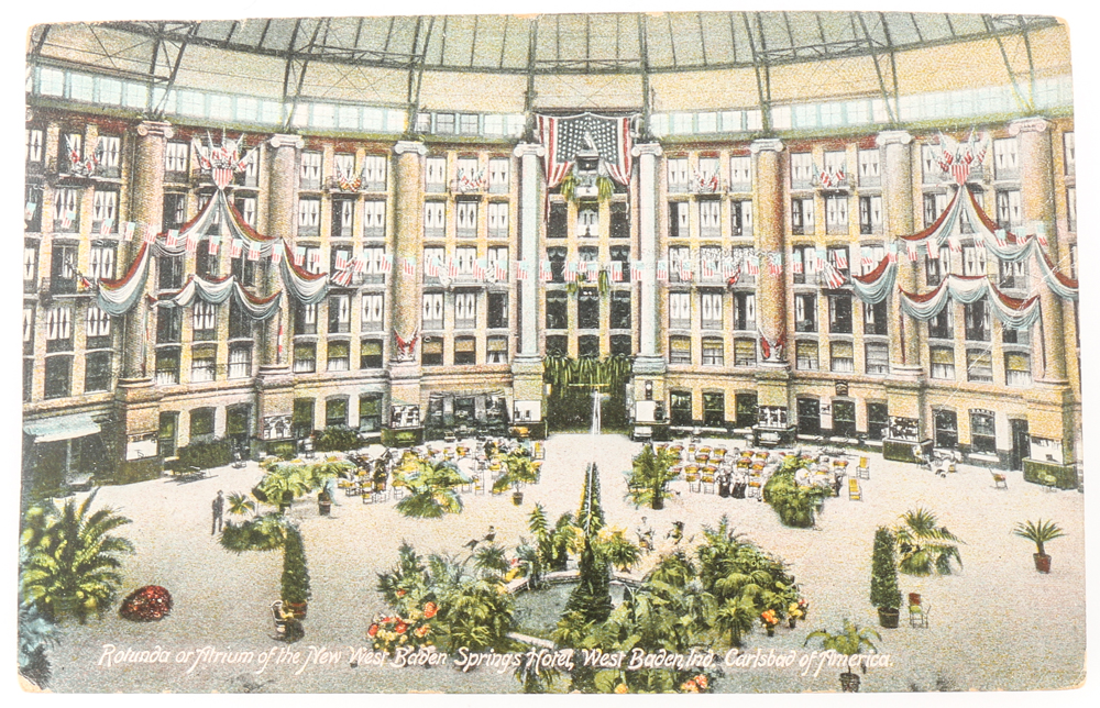 Vintage Postcards and Token from French Lick, Indiana
