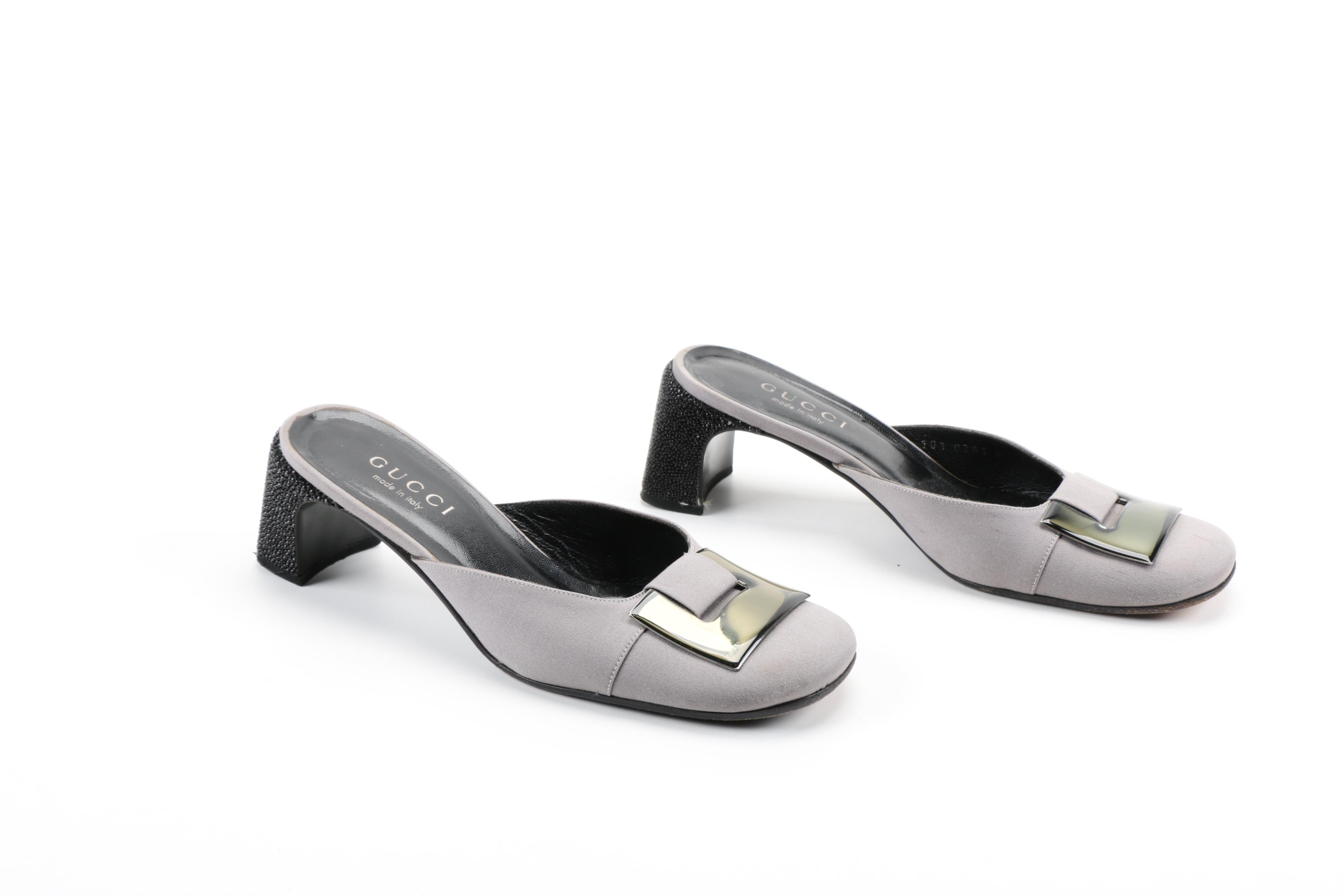 Women's Gucci Satin Mules