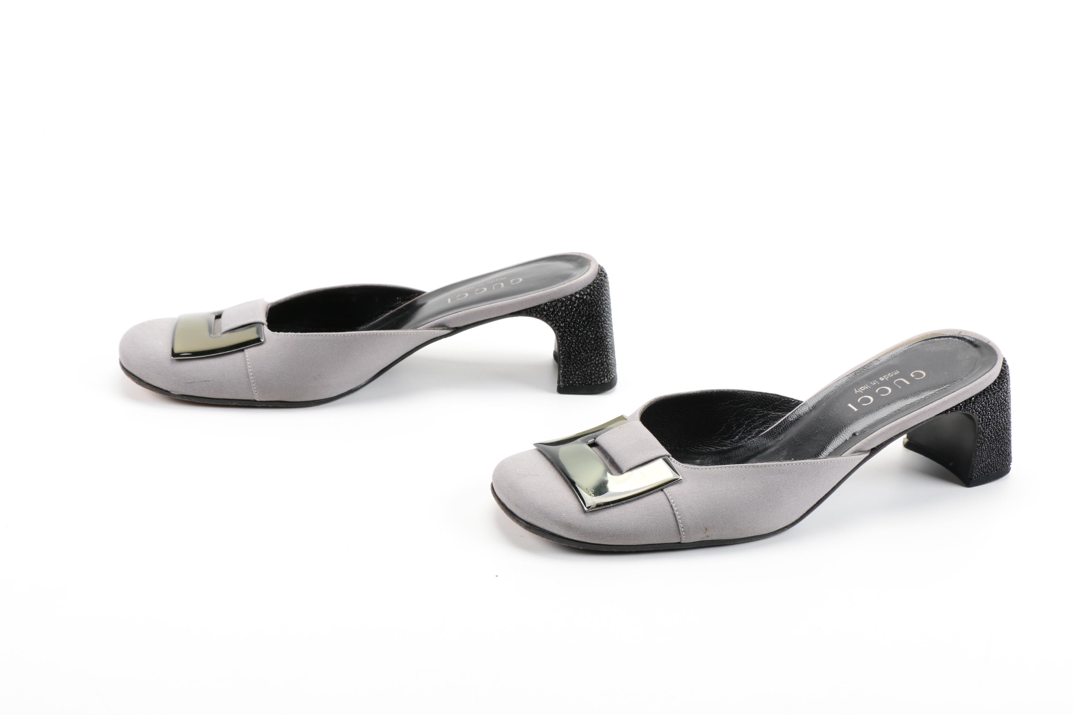 Women's Gucci Satin Mules