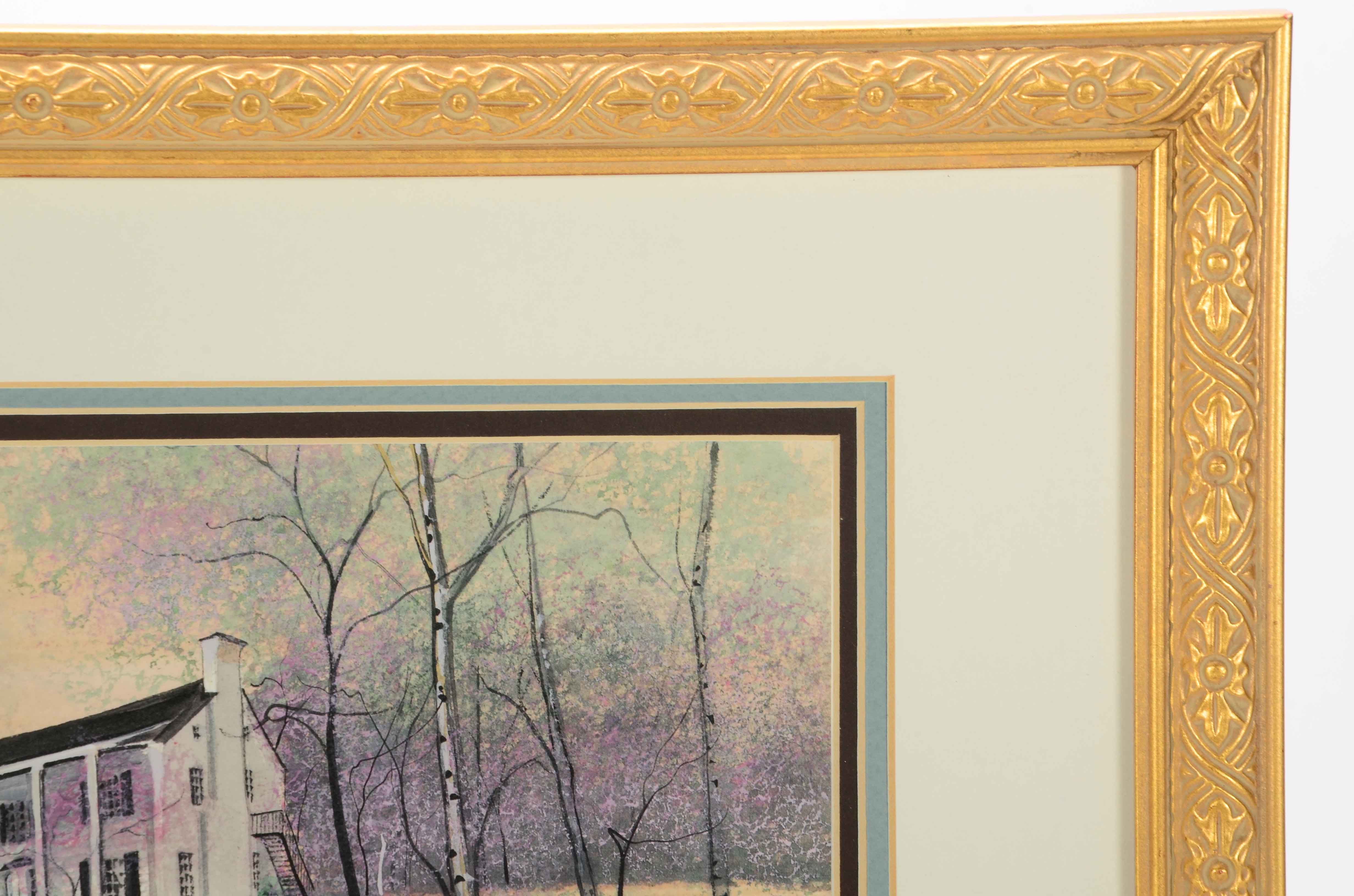 P. Buckley Moss Signed Limited Edition Offset Lithograph after "Southern Spring"