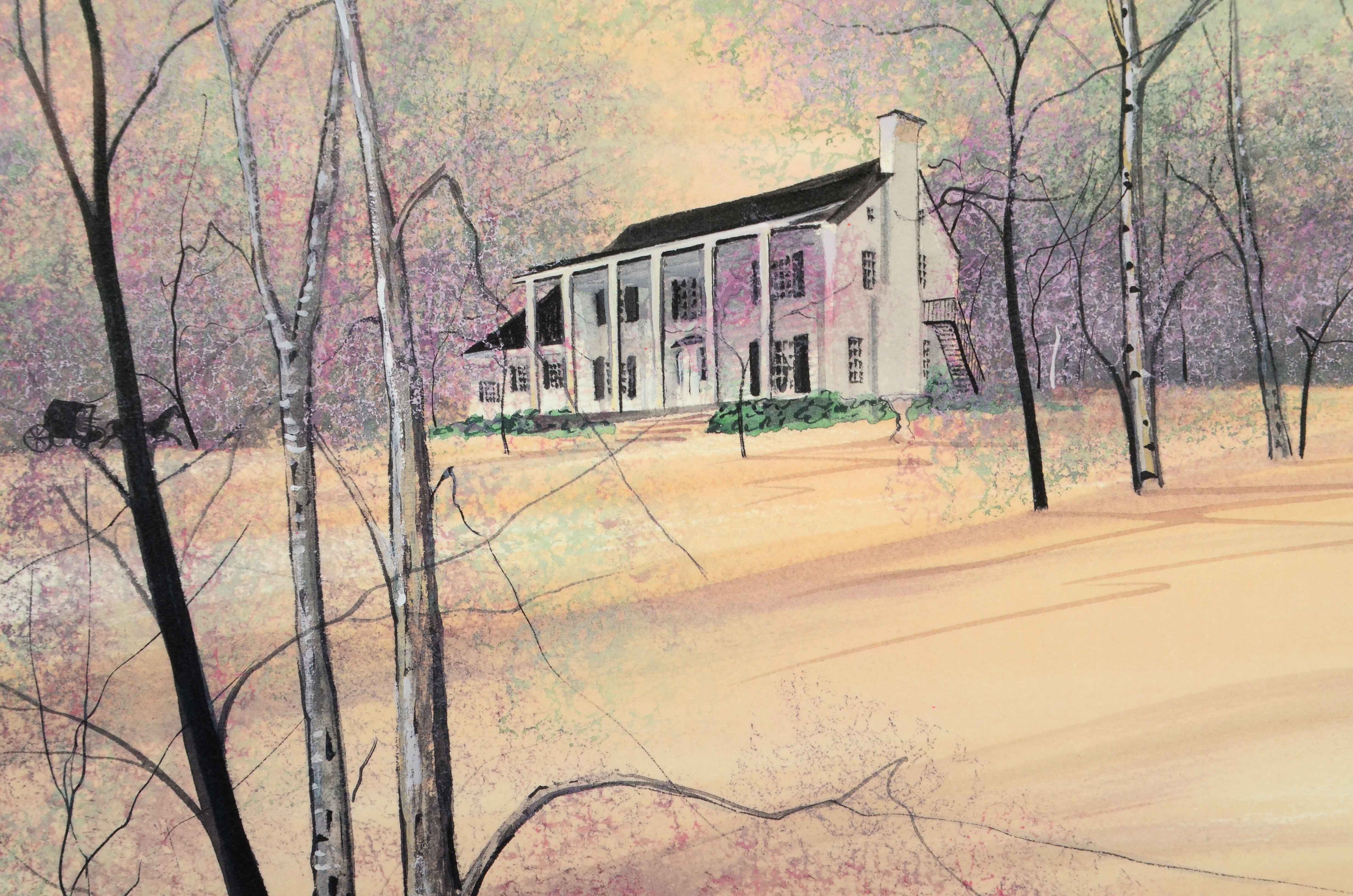 P. Buckley Moss Signed Limited Edition Offset Lithograph after "Southern Spring"