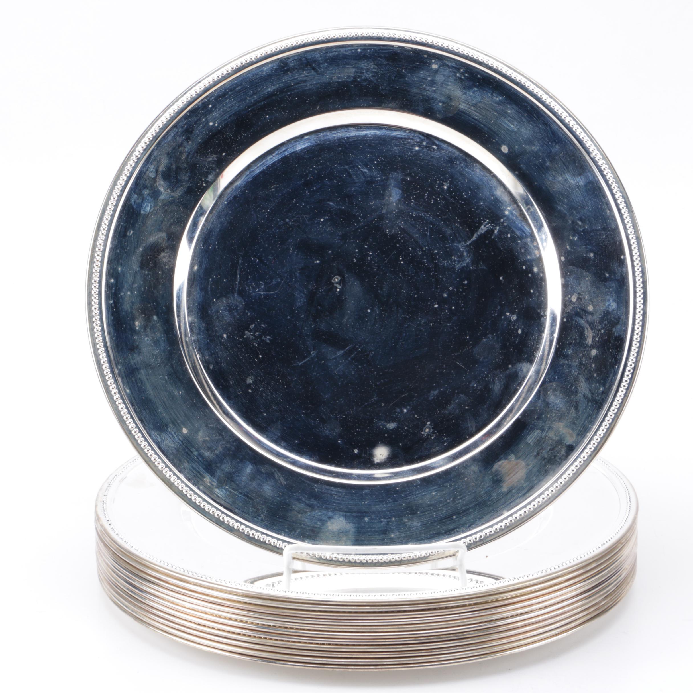Godinger Silver-Plated Plate Set