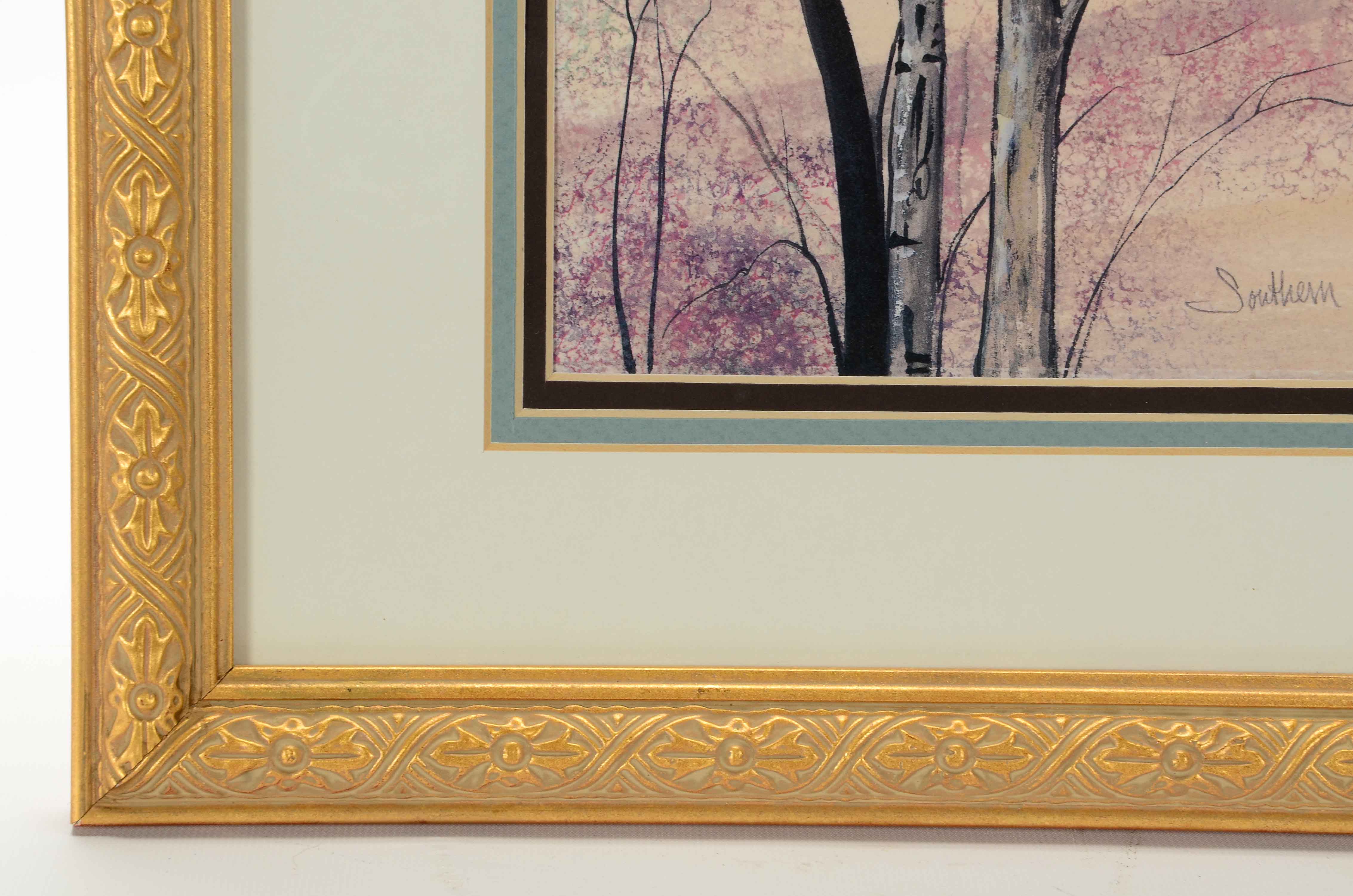 P. Buckley Moss Signed Limited Edition Offset Lithograph after "Southern Spring"