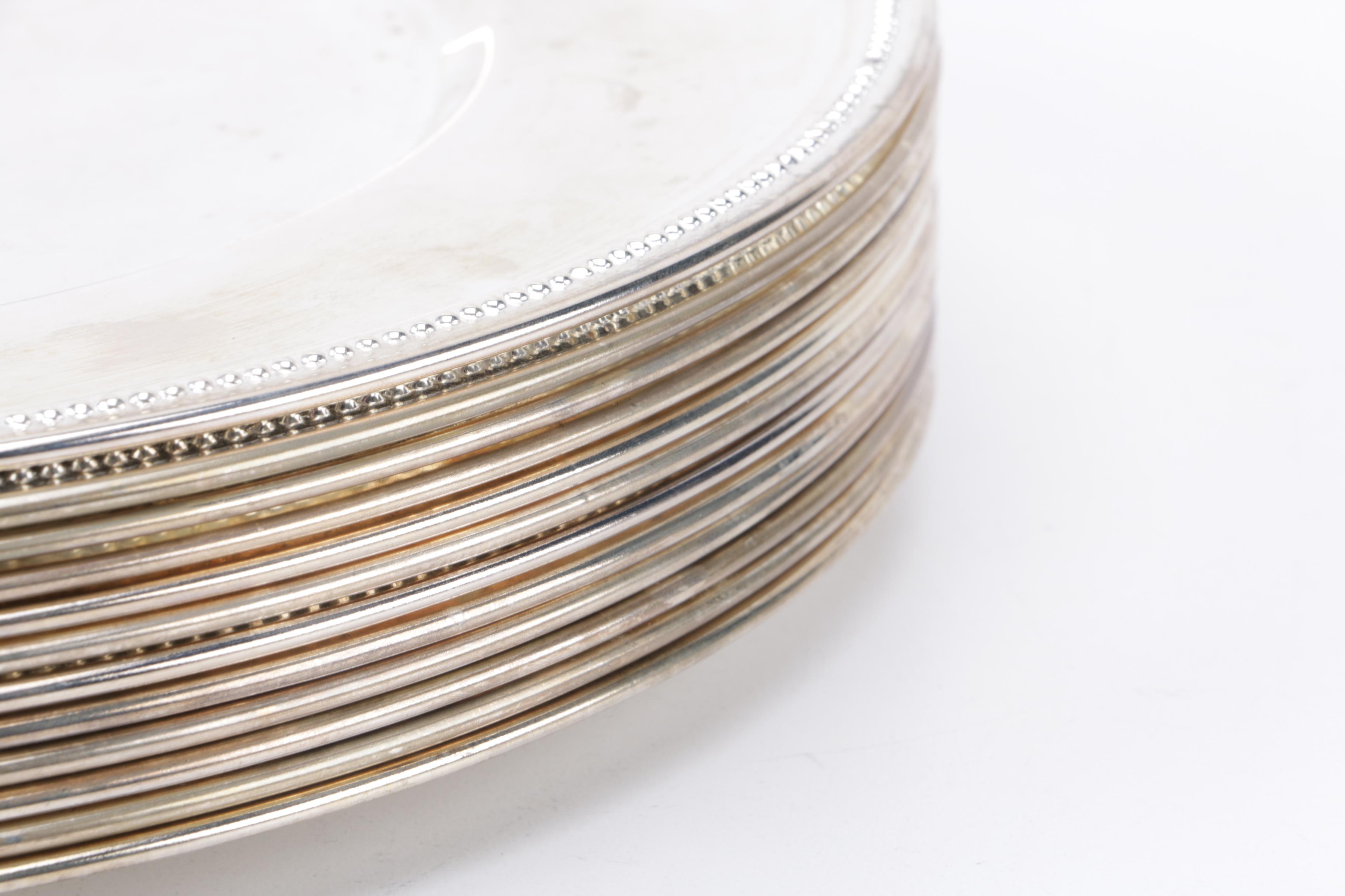 Godinger Silver-Plated Plate Set