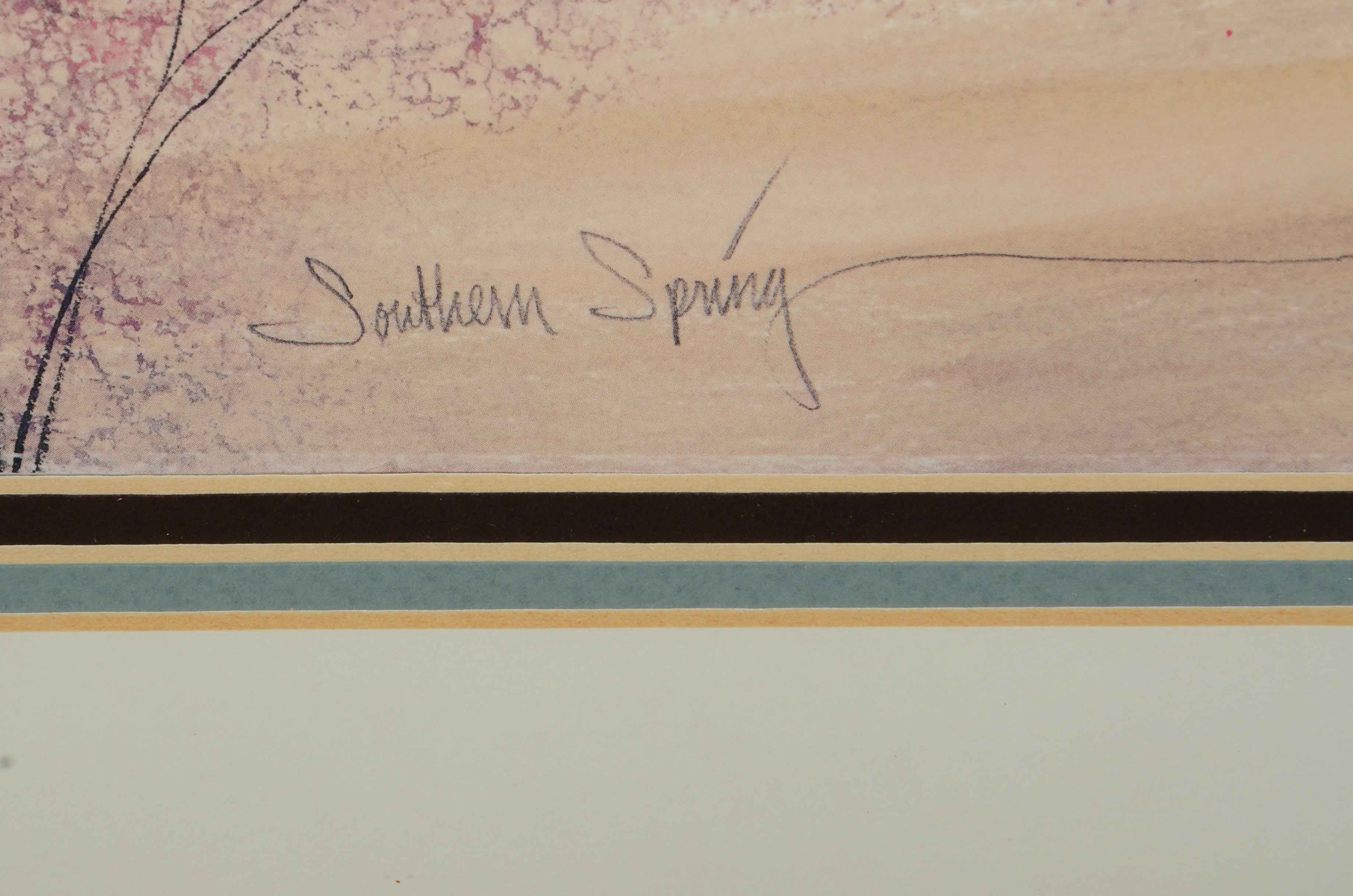 P. Buckley Moss Signed Limited Edition Offset Lithograph after "Southern Spring"