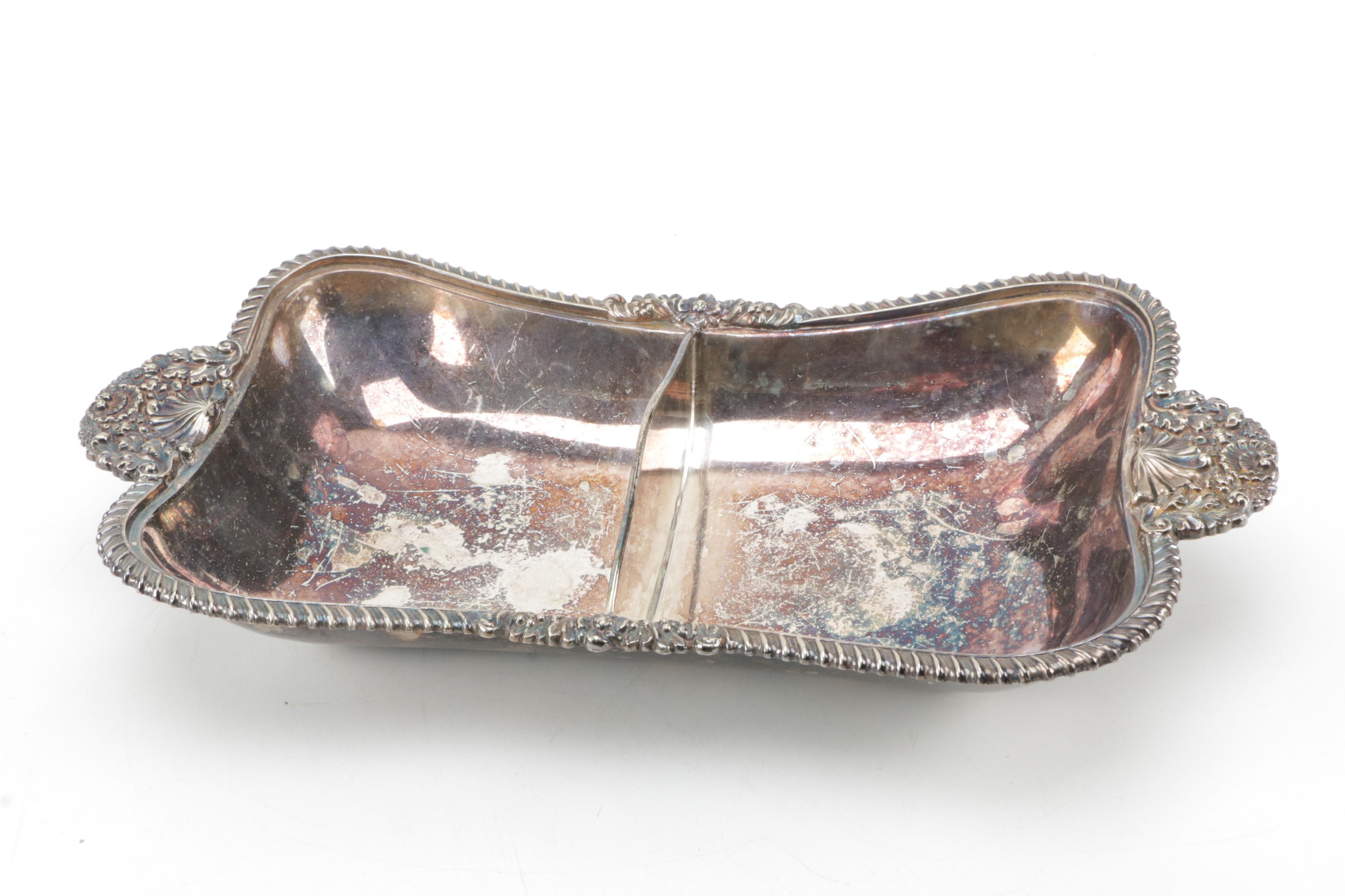 Ellis-Barker Silver Co. Silver Plate Tray with Additional Piece