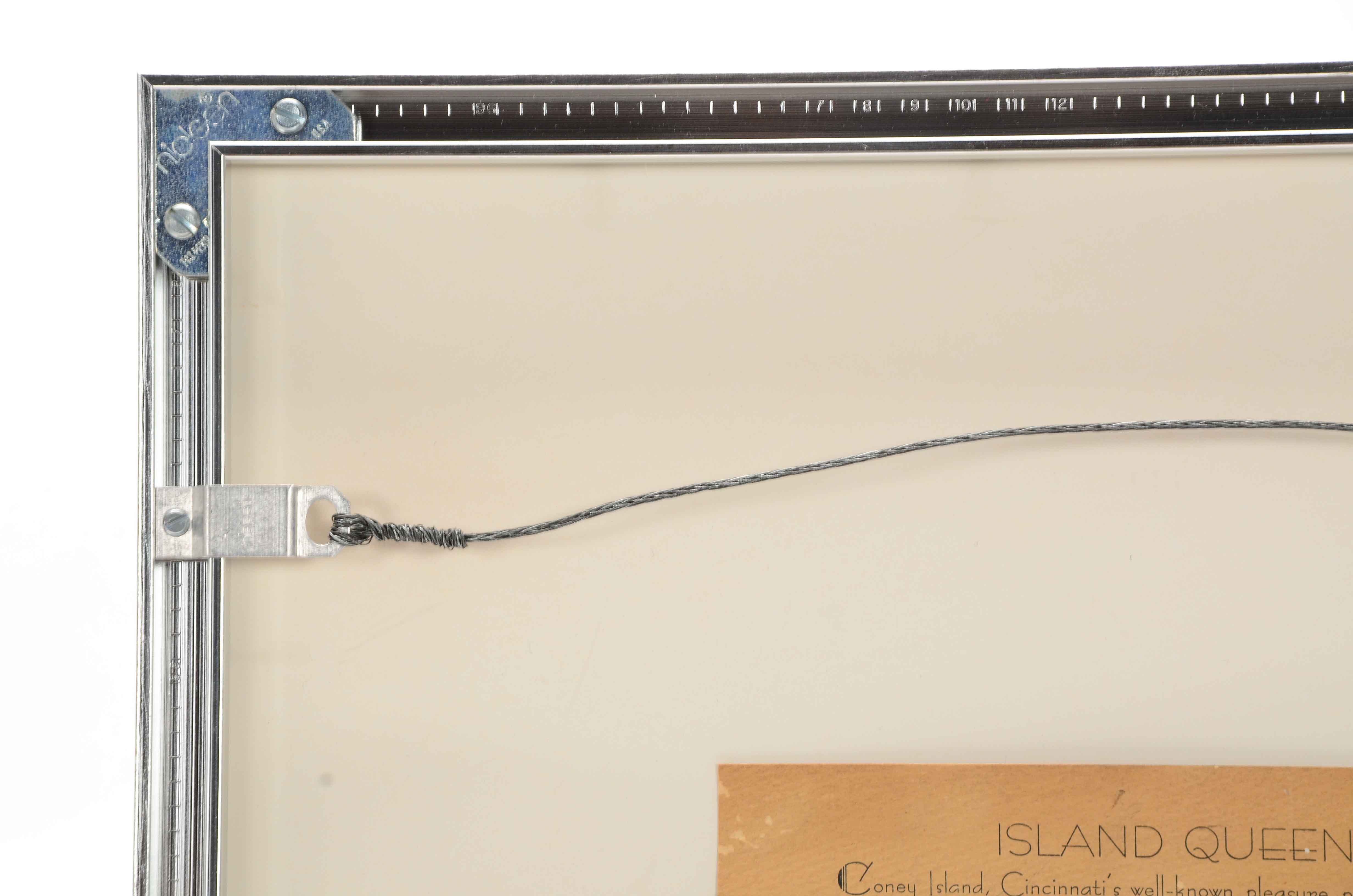 Caroline Williams Half Tone Print of the Island Queen River Boat