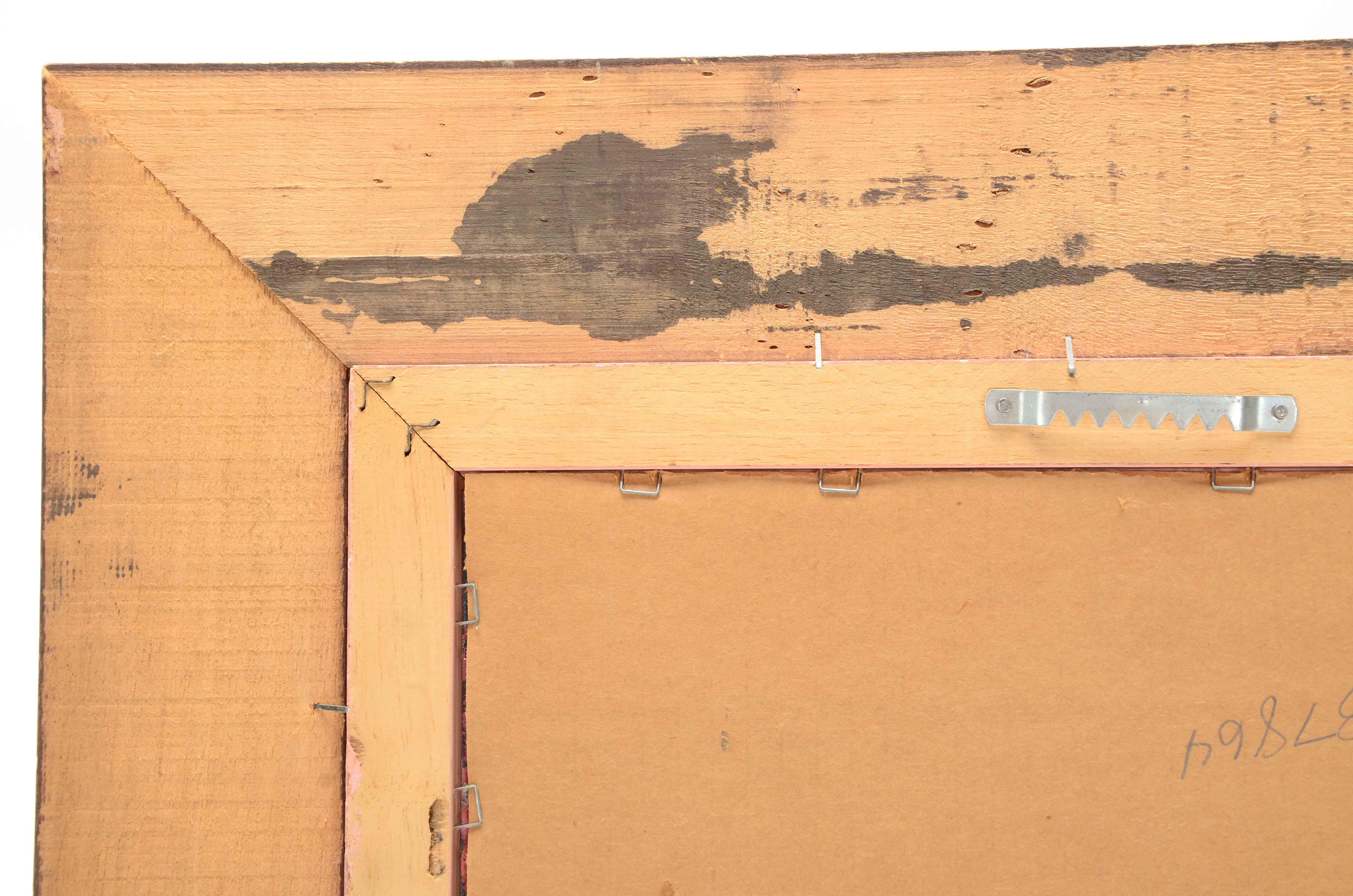 Louis Cardin Original Enamel Painting on Copper