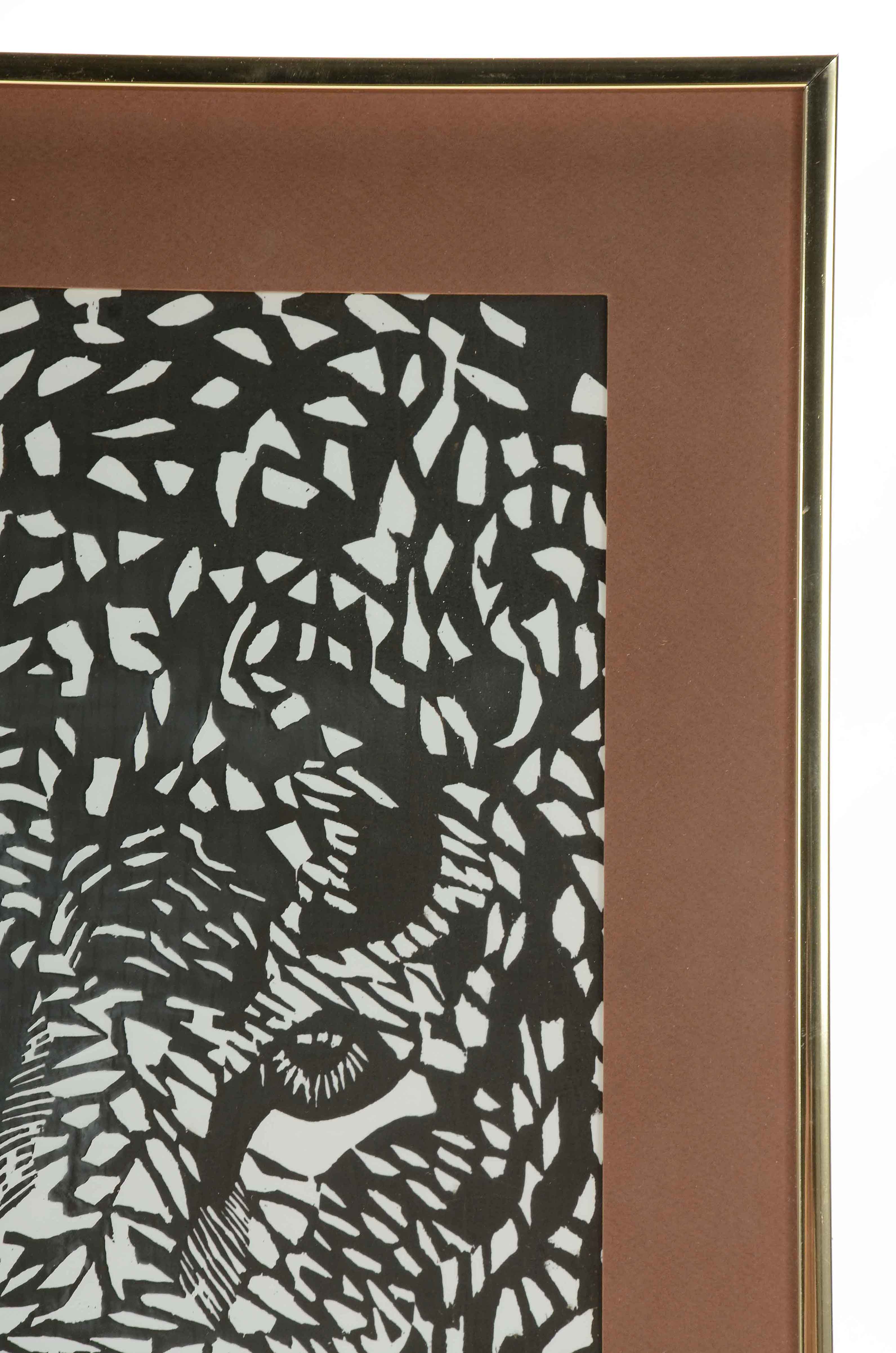 Adler Signed Limited Edition Woodcut