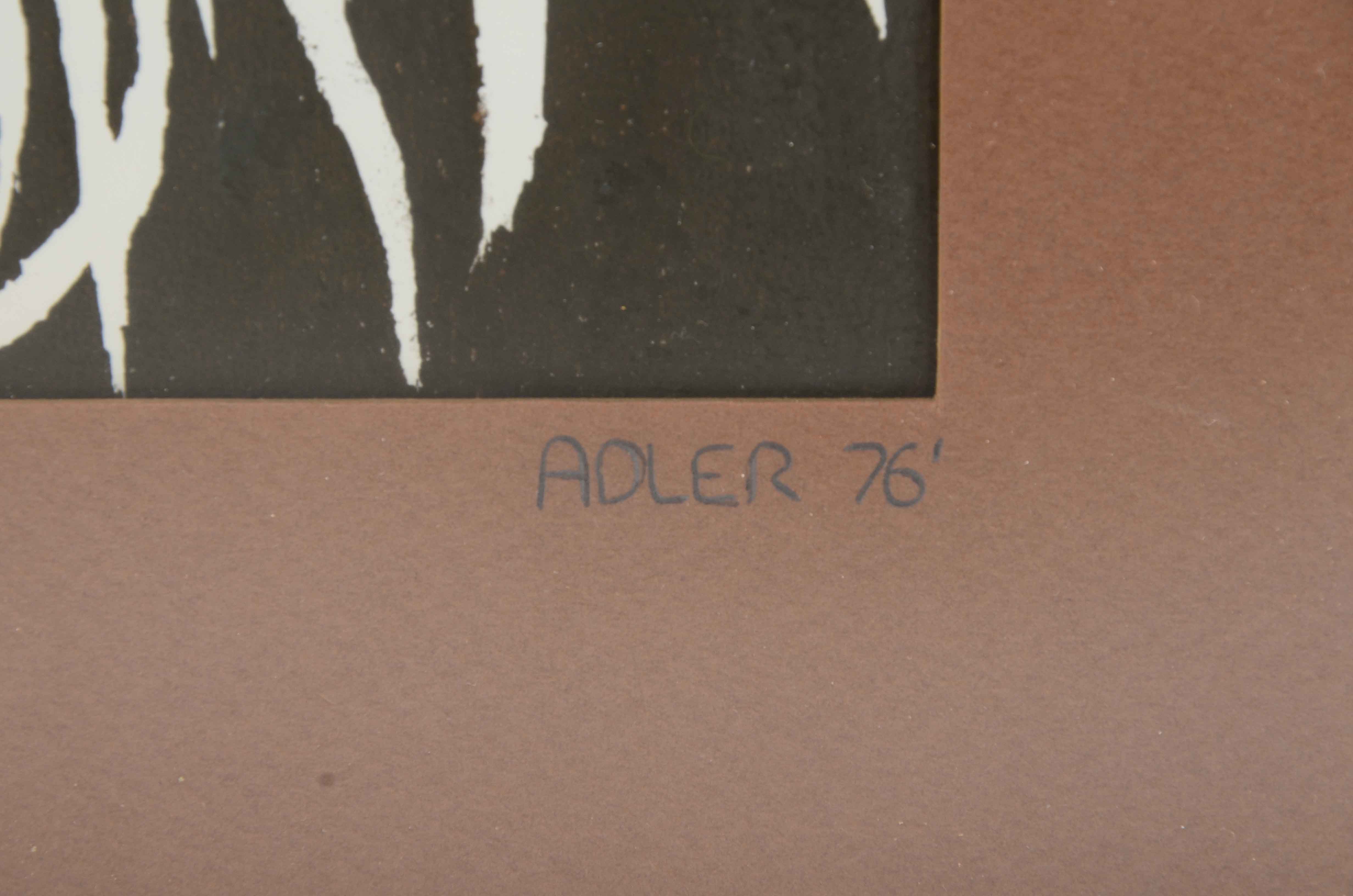Adler Signed Limited Edition Woodcut