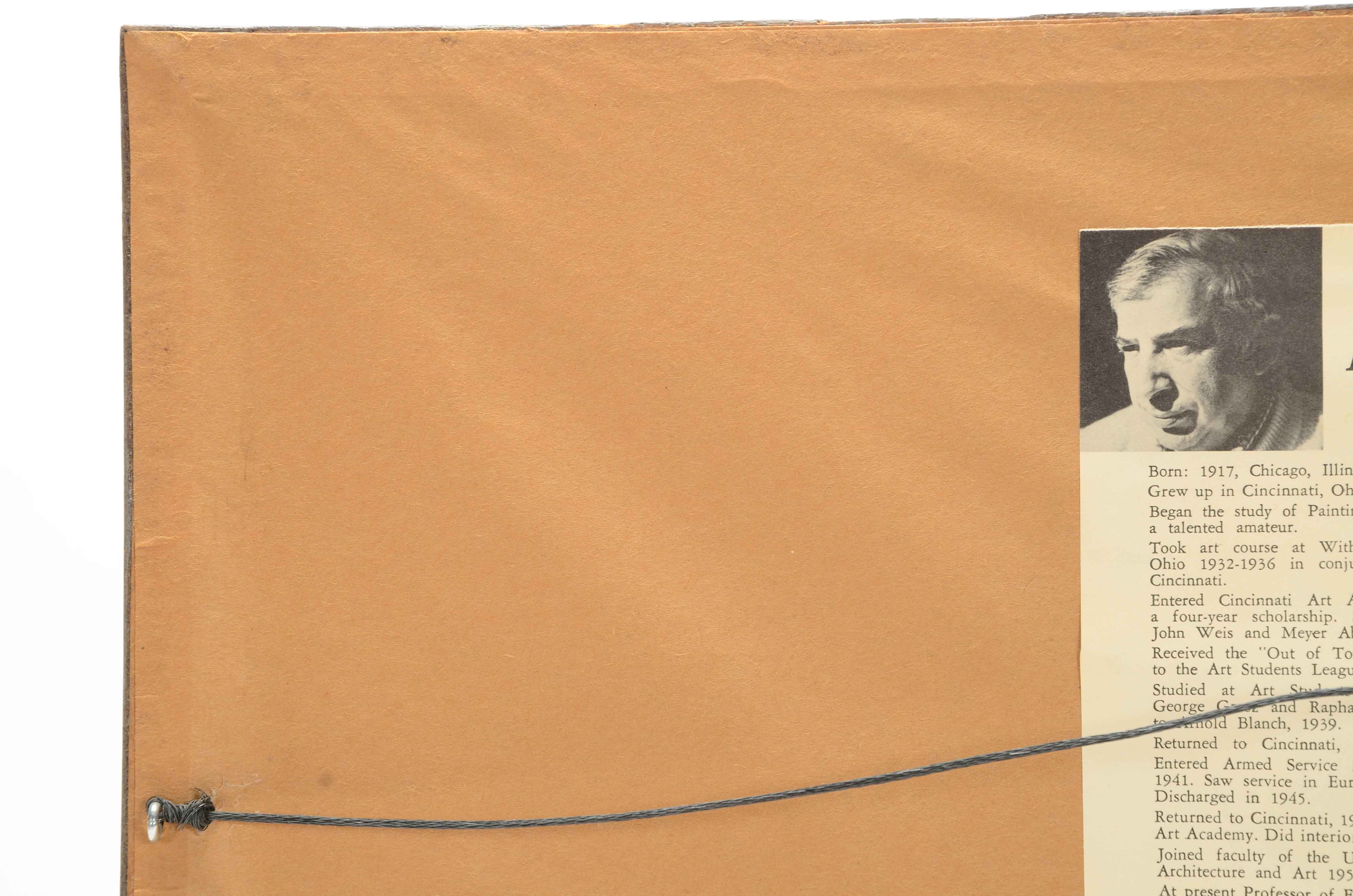 Robert Fabe Signed Original Watercolor Coastal Painting