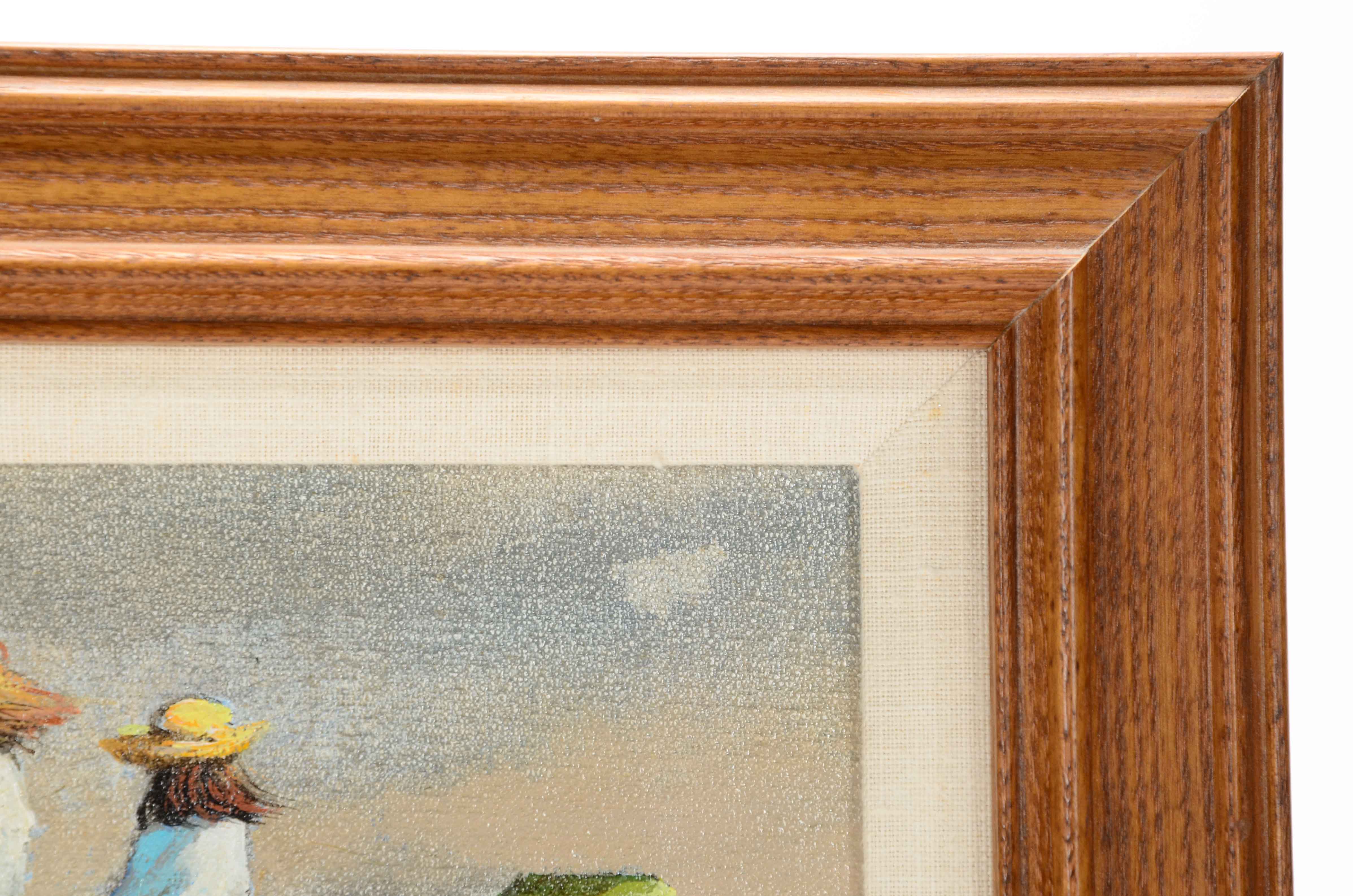 Robert Fabe Original Oil Painting on Canvas Board