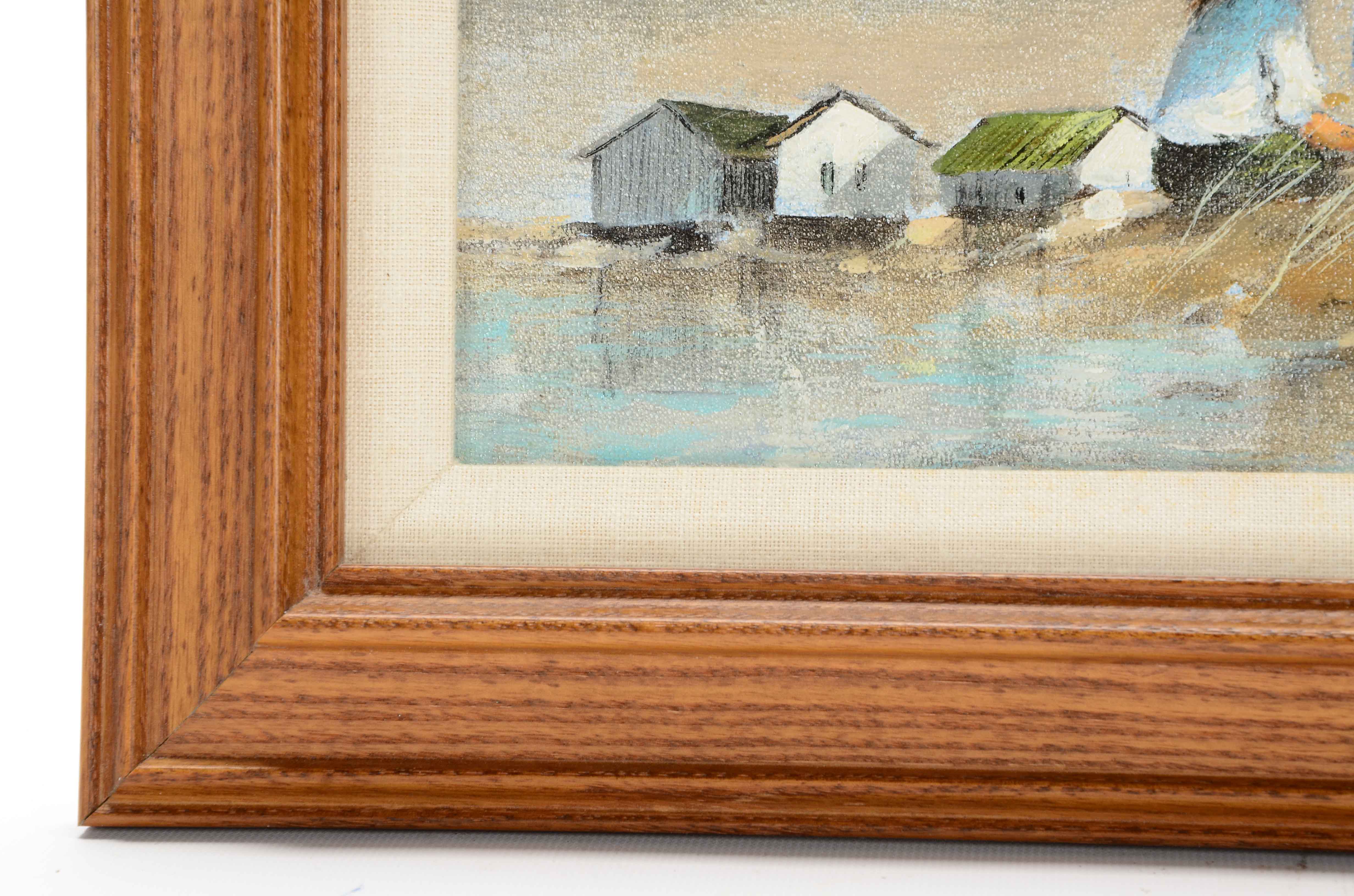 Robert Fabe Original Oil Painting on Canvas Board