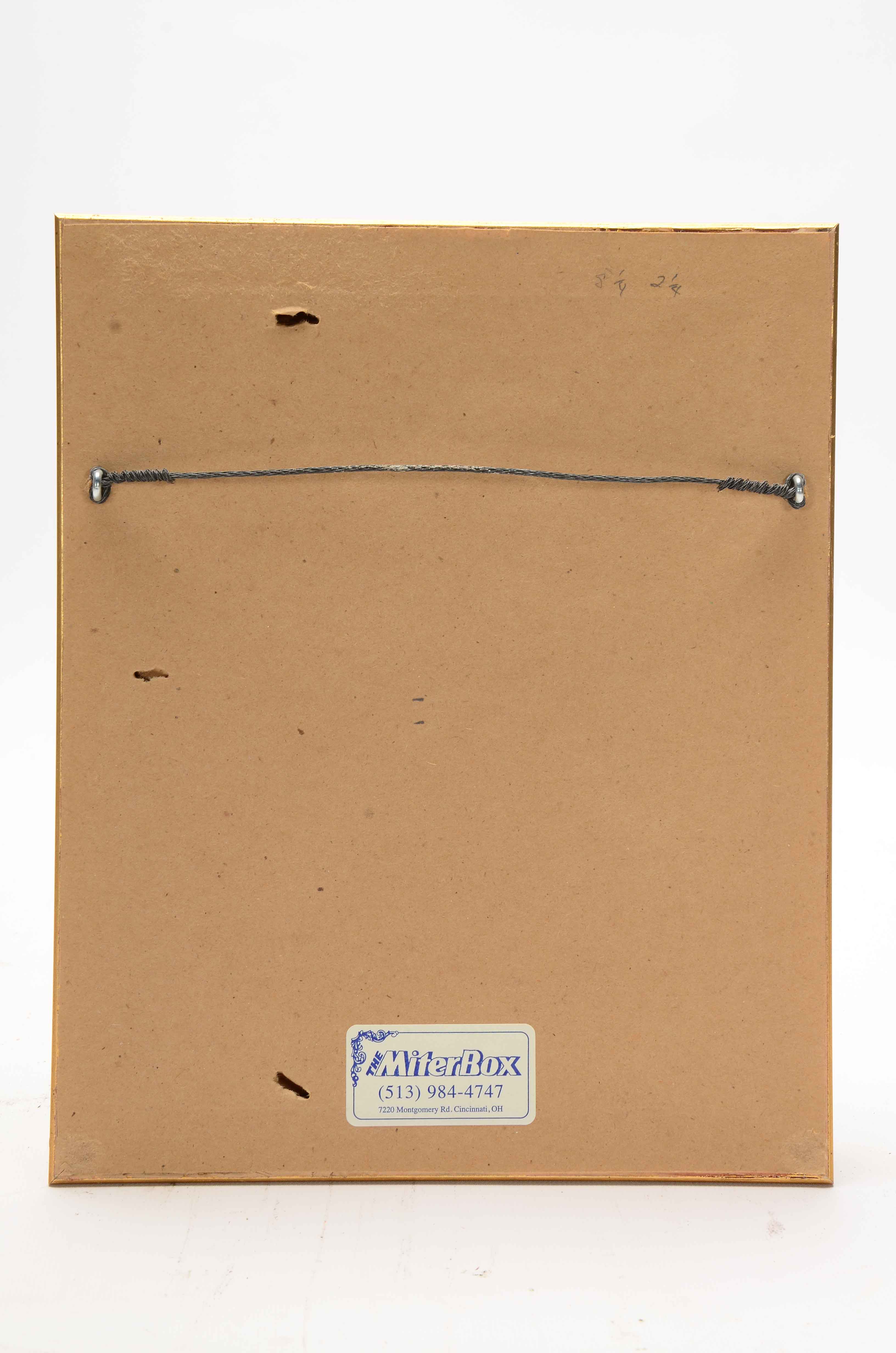 Fleming Original Enamel Painting on Copper