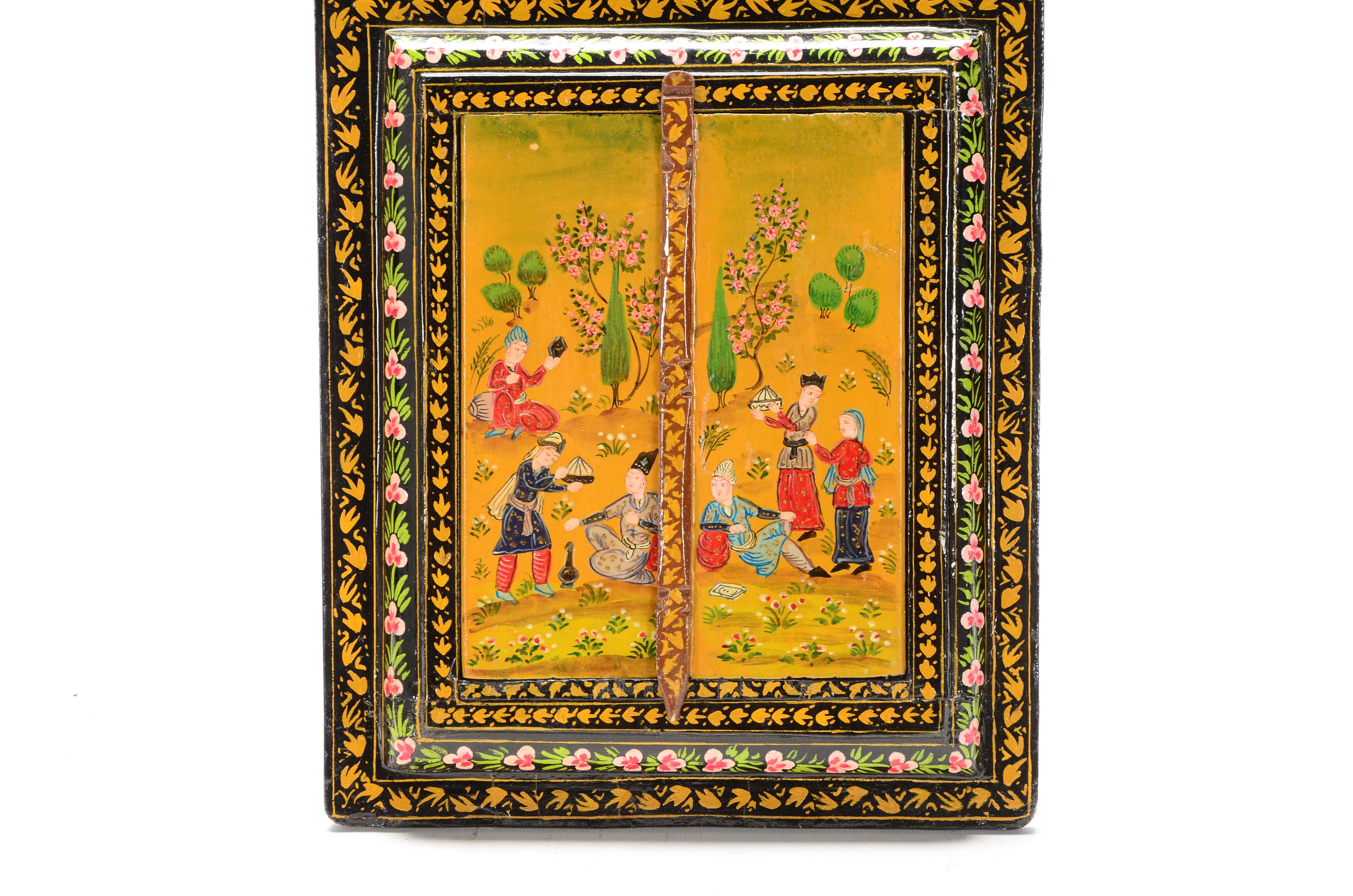 Chinoiserie Cabinet With Mirror