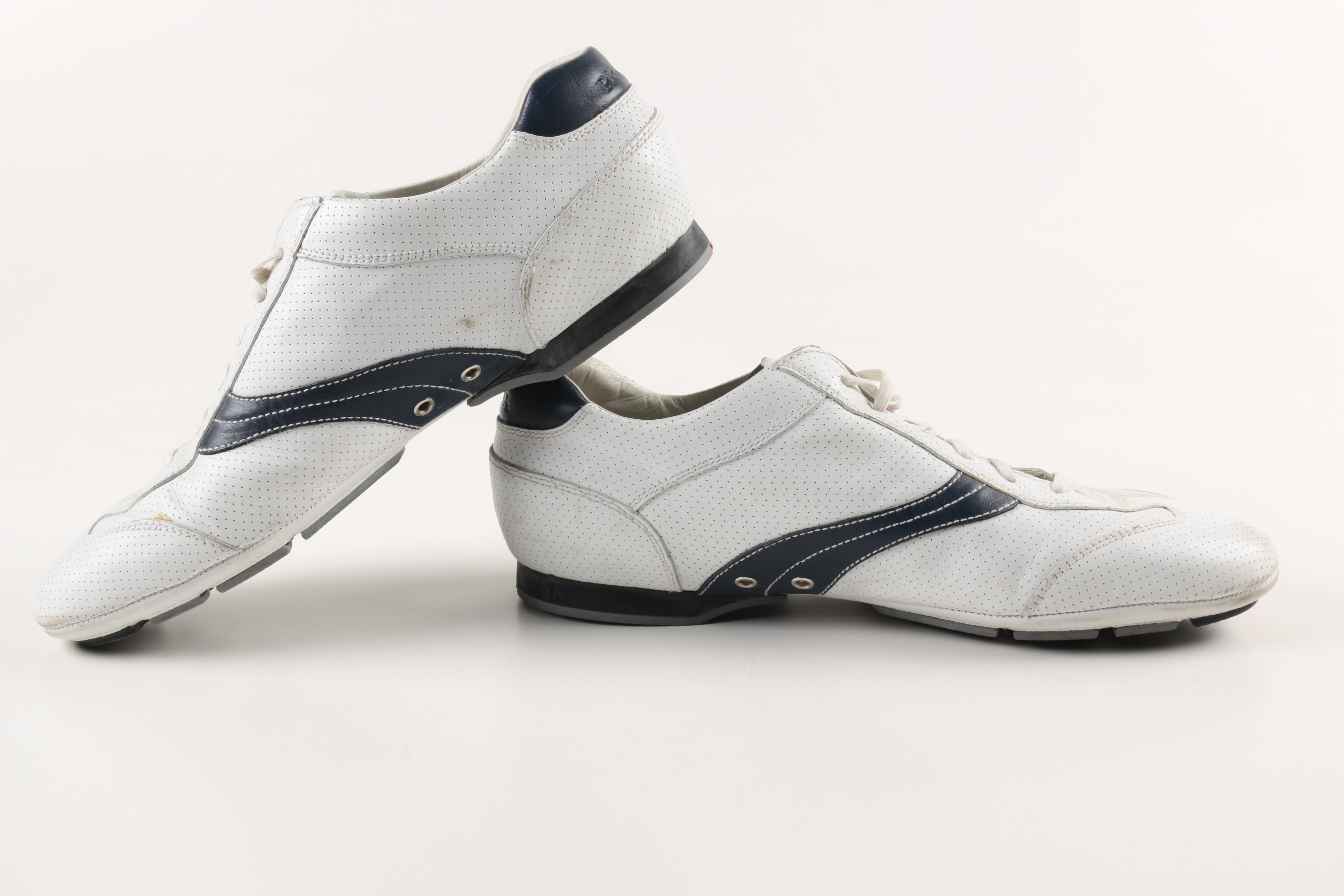 Men's Prada Leather Sneakers