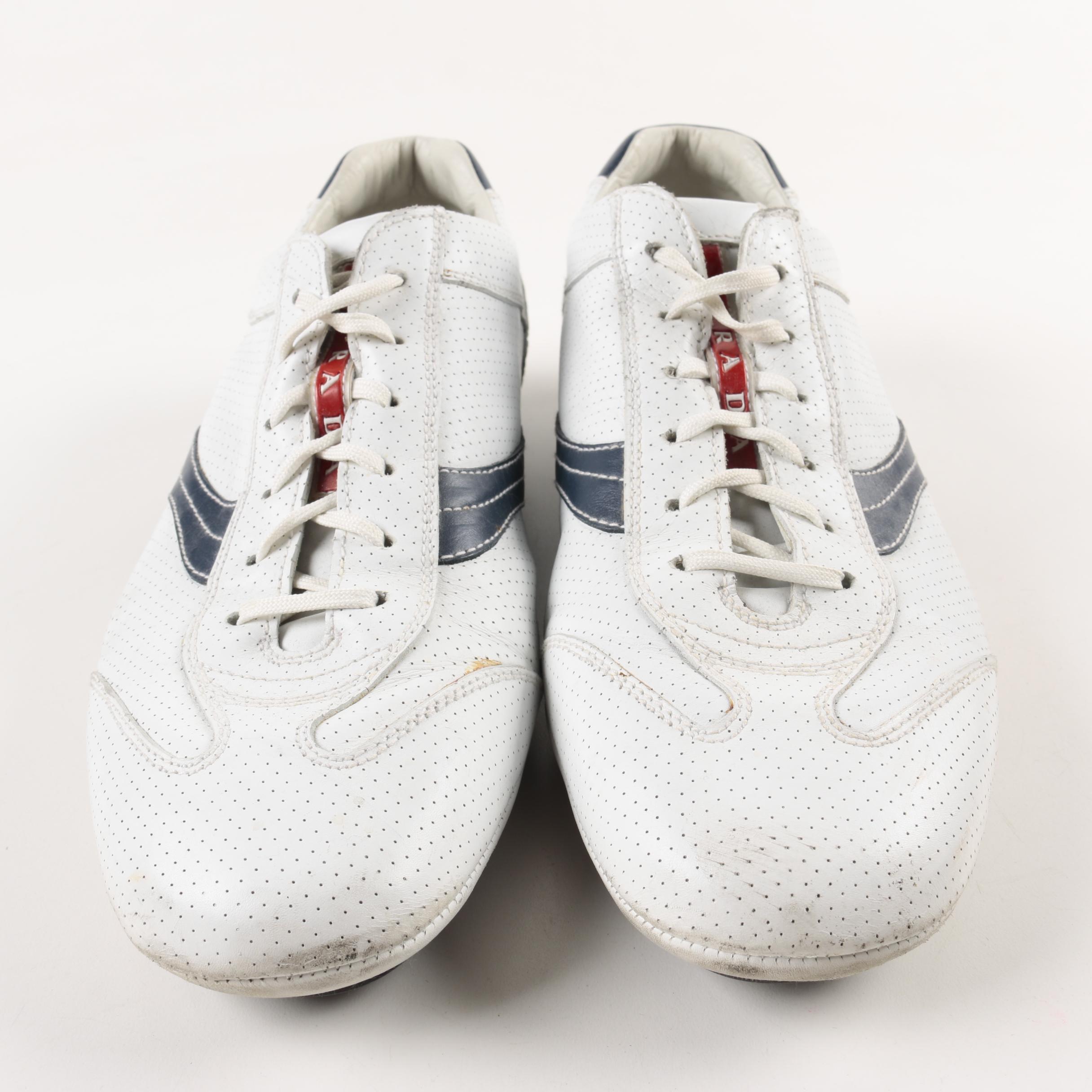 Men's Prada Leather Sneakers