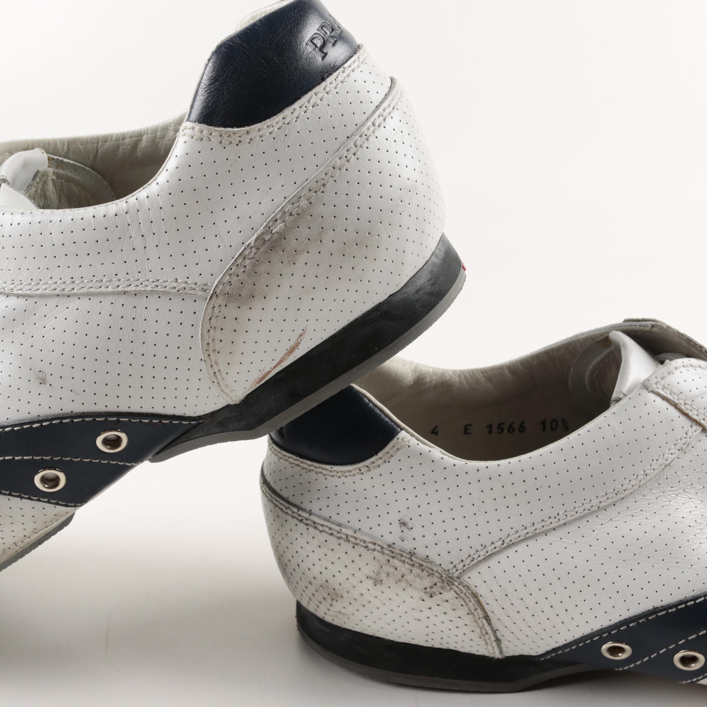 Men's Prada Leather Sneakers