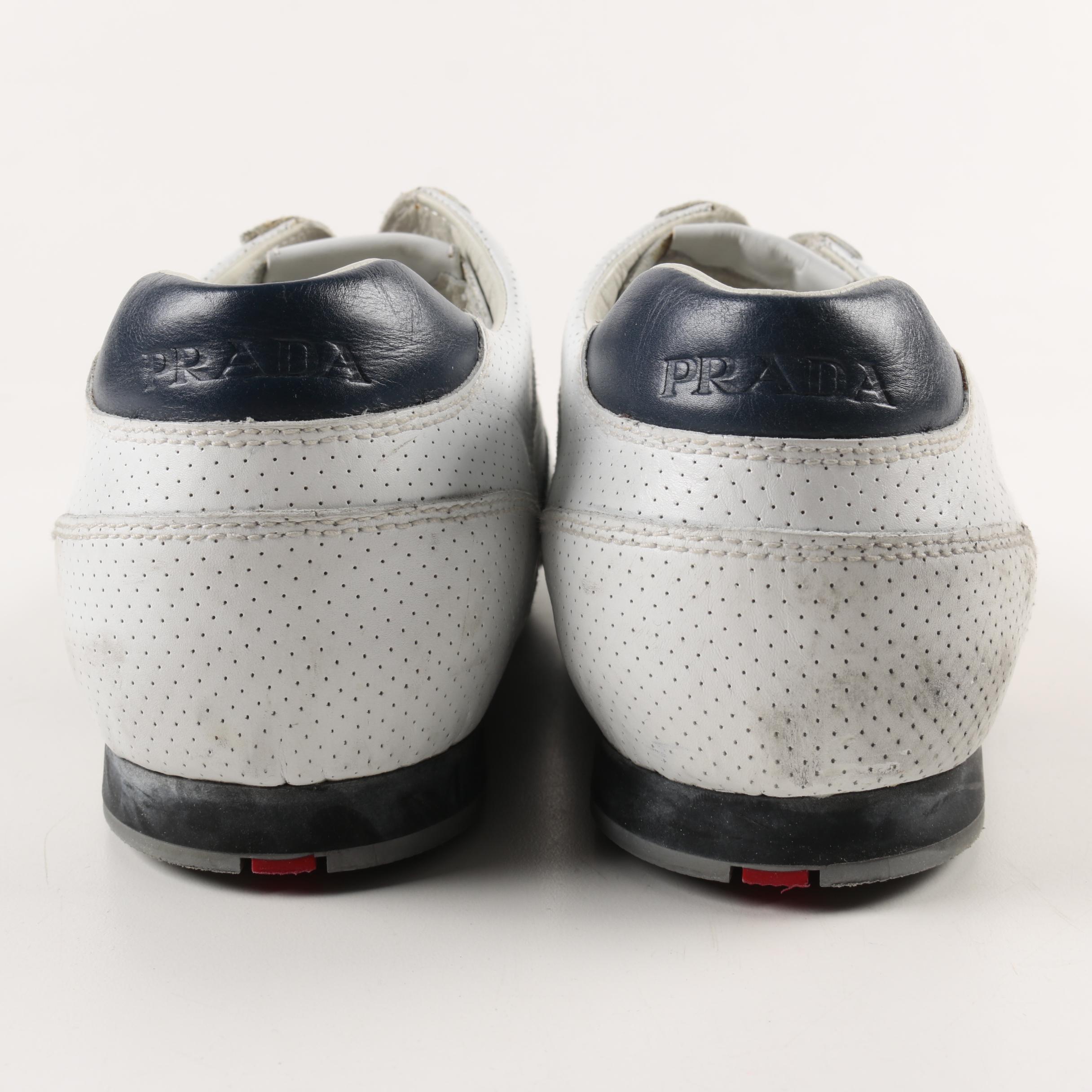 Men's Prada Leather Sneakers