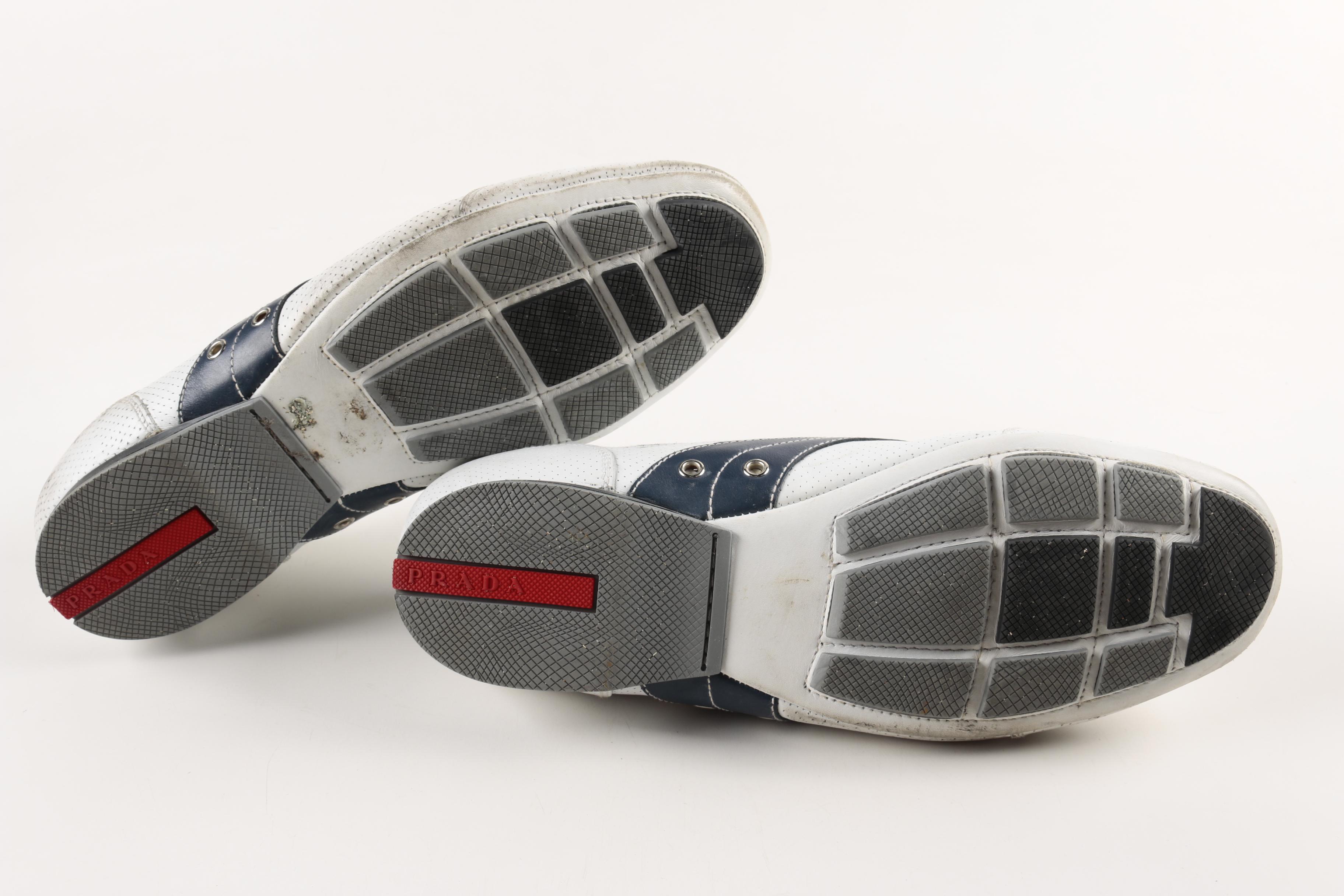 Men's Prada Leather Sneakers