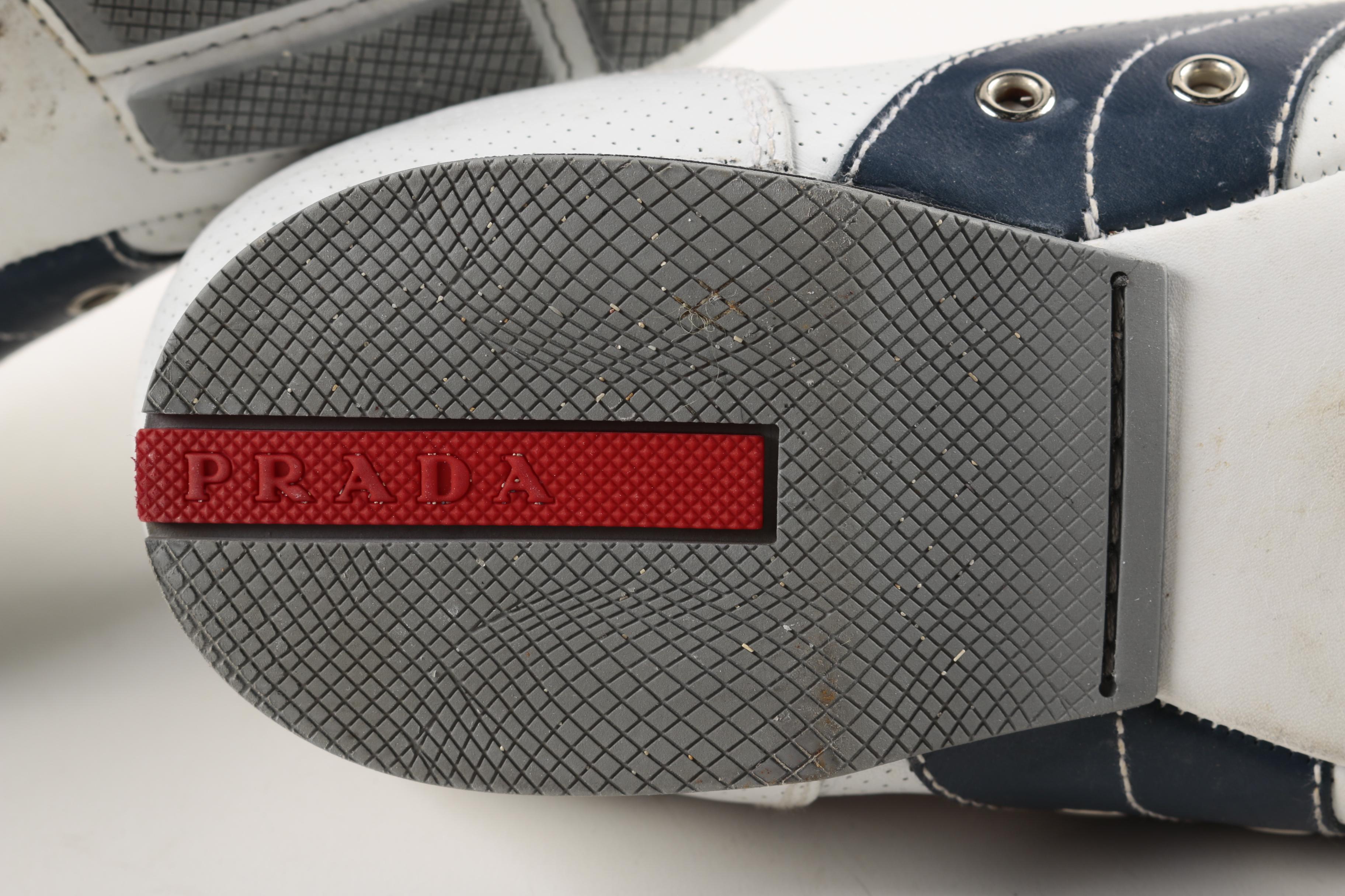 Men's Prada Leather Sneakers