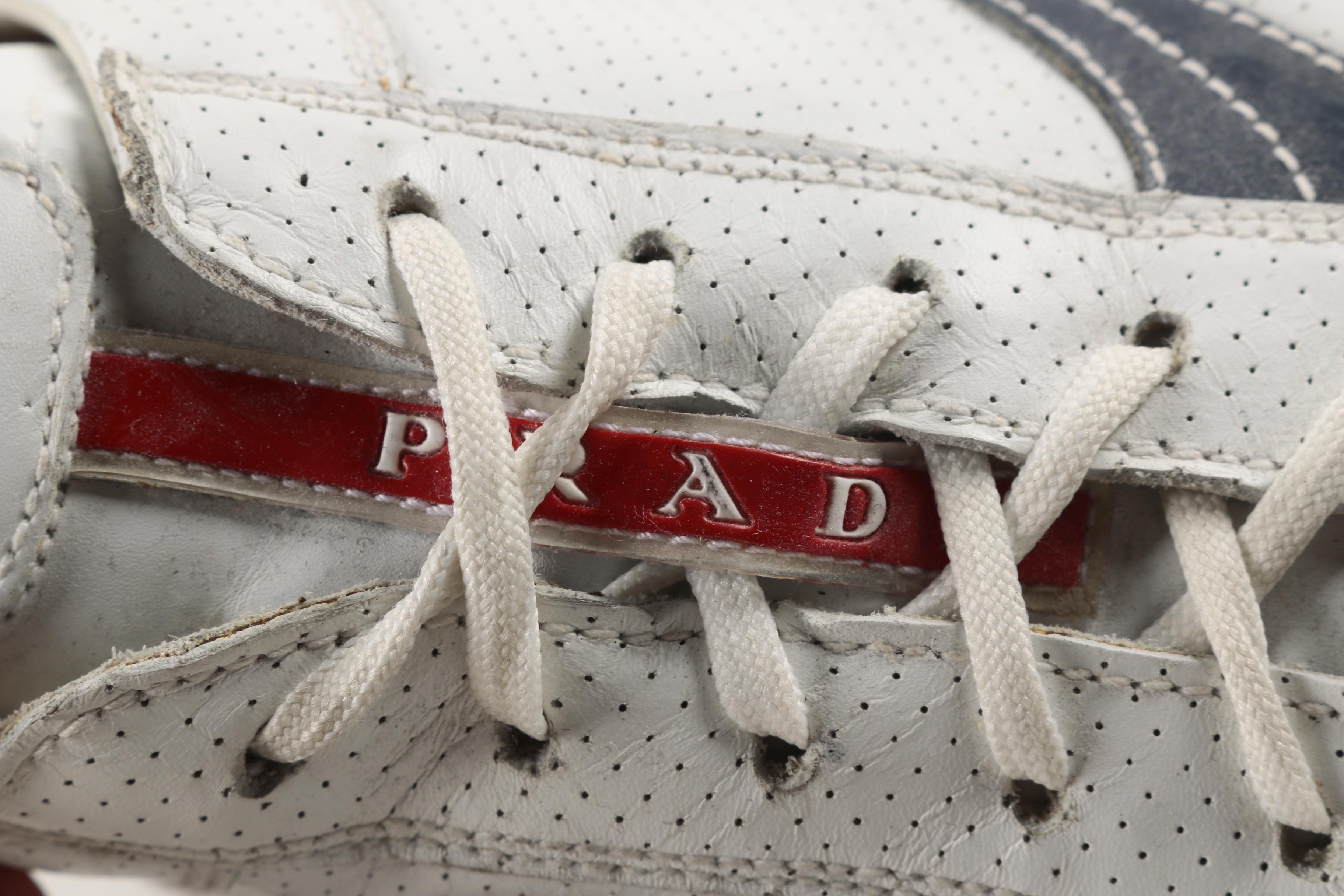 Men's Prada Leather Sneakers