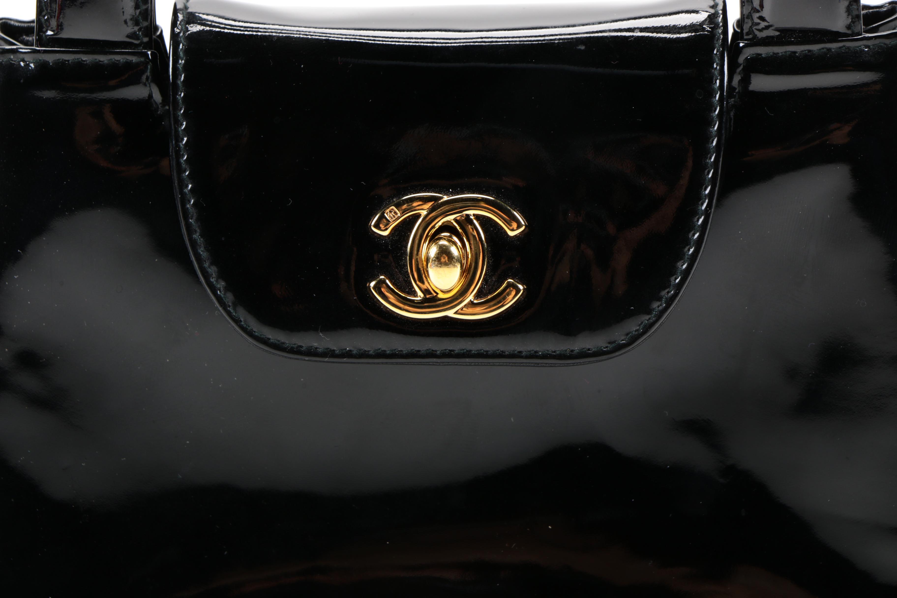 1990s Chanel Patent Leather Mini Bag