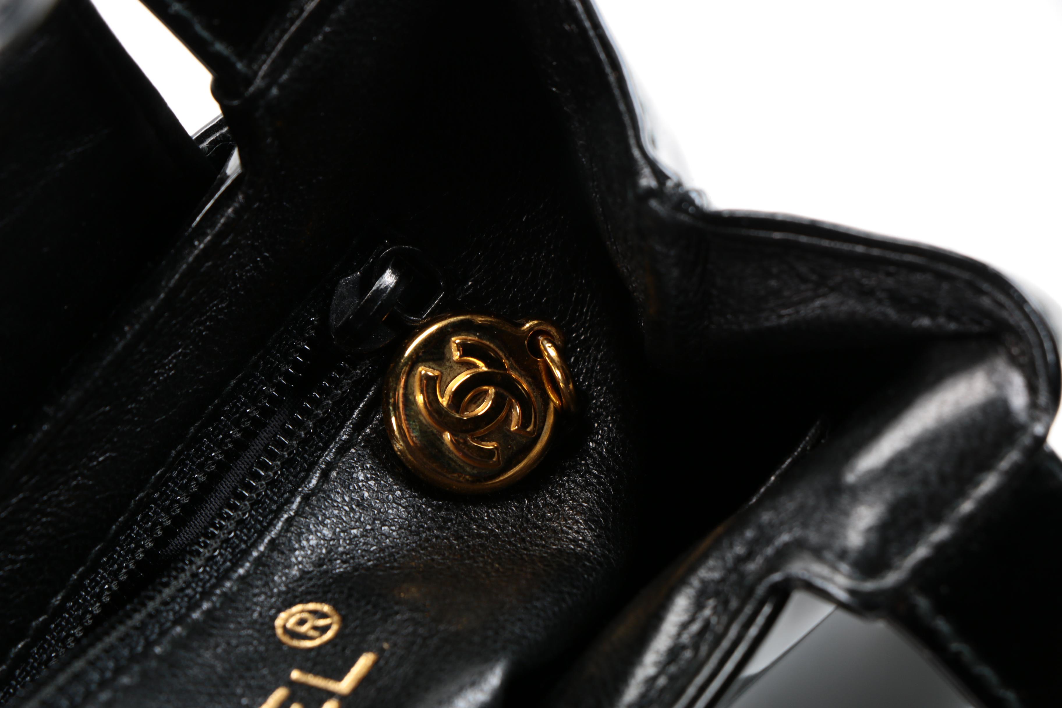 1990s Chanel Patent Leather Mini Bag