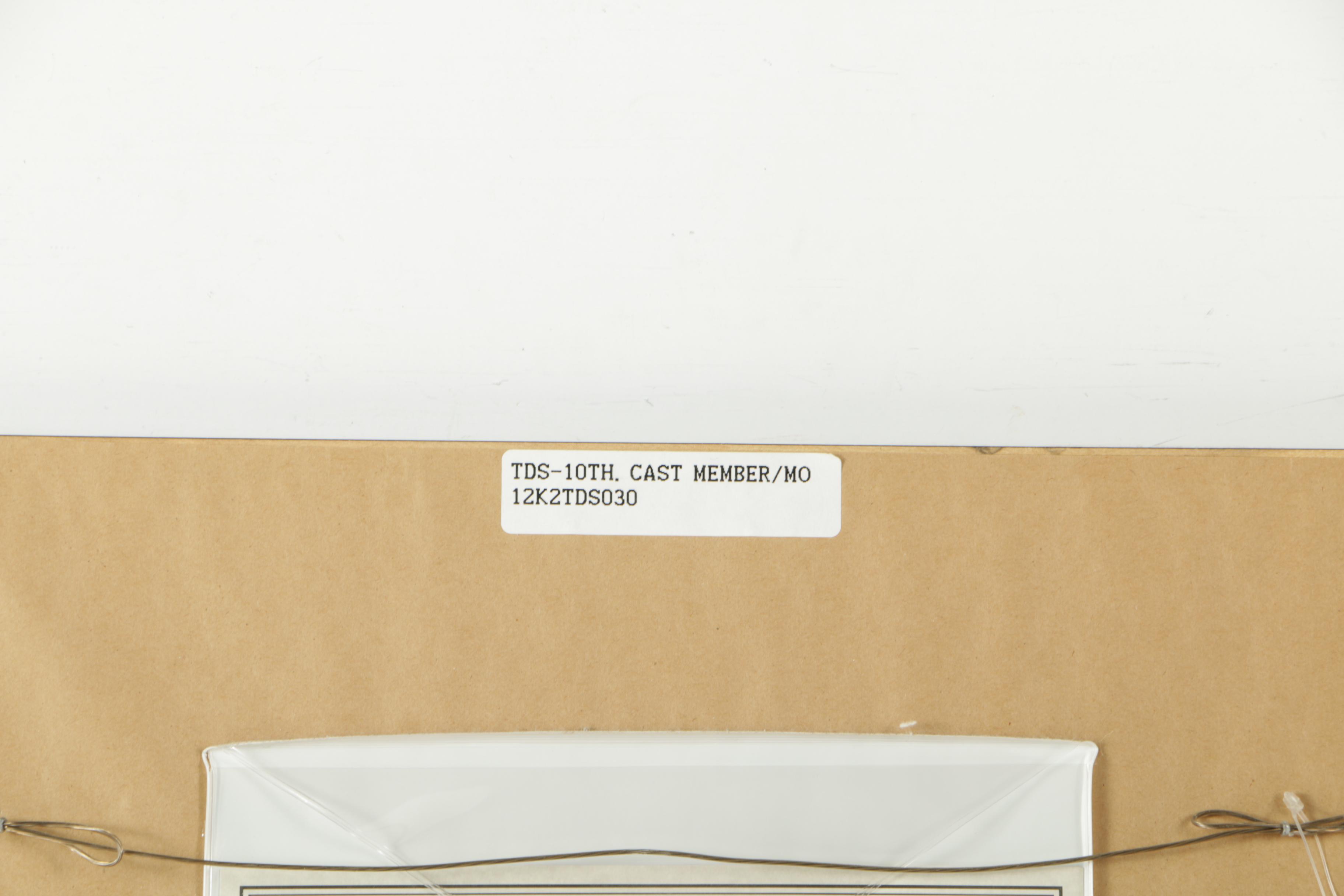 Disney Limited Edition Sericel "A Decade of Dreams"