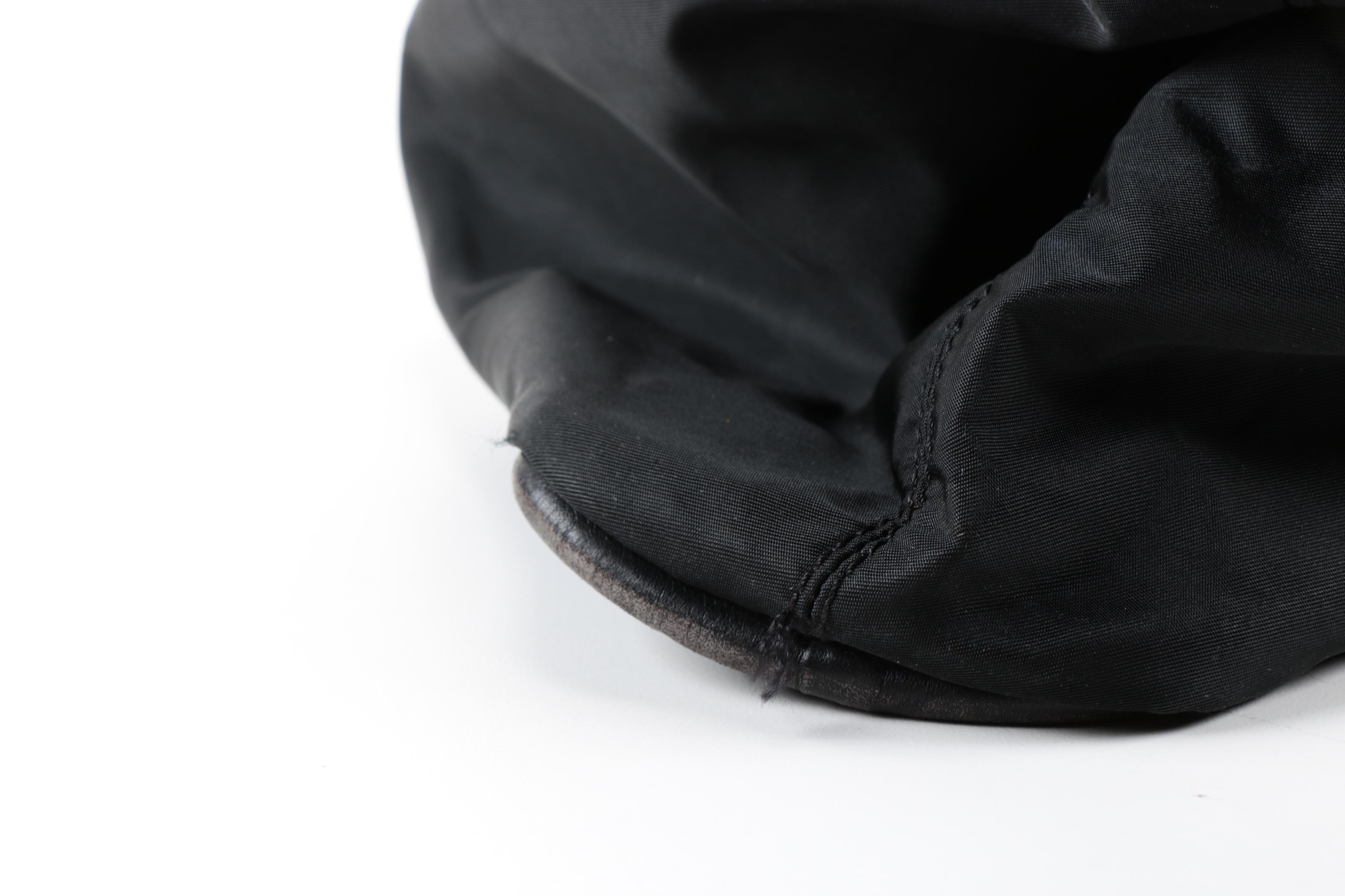 Céline Black Nylon Tote and Leather Coin Purse