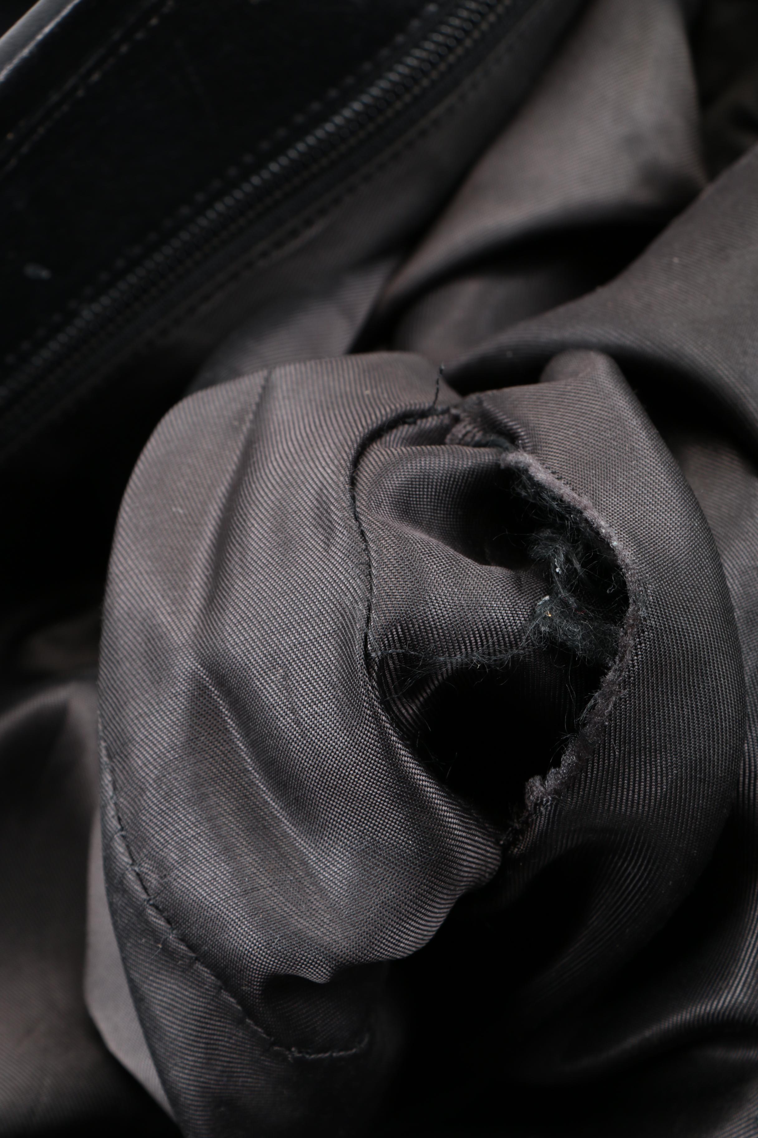 Céline Black Nylon Tote and Leather Coin Purse