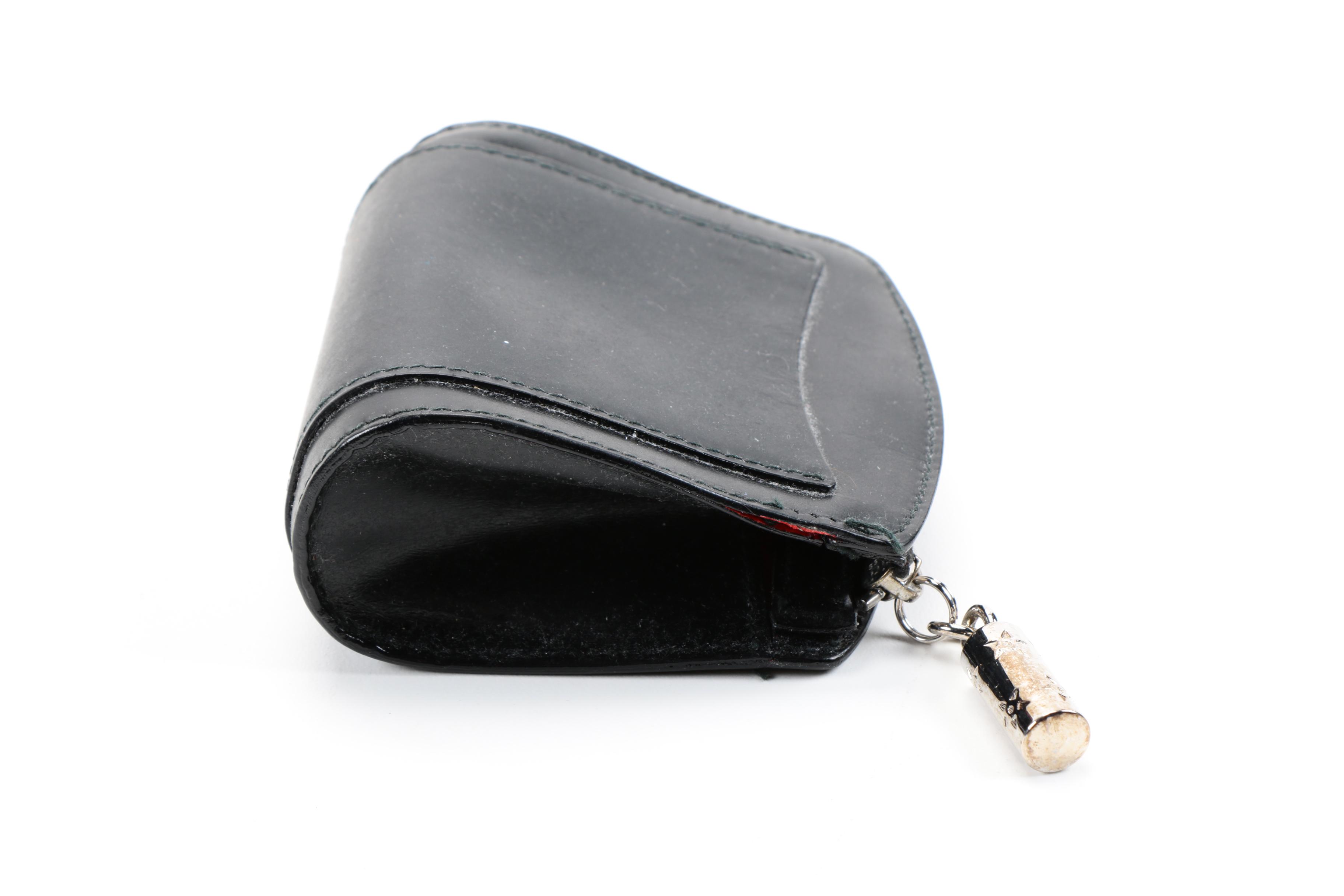 Céline Black Nylon Tote and Leather Coin Purse