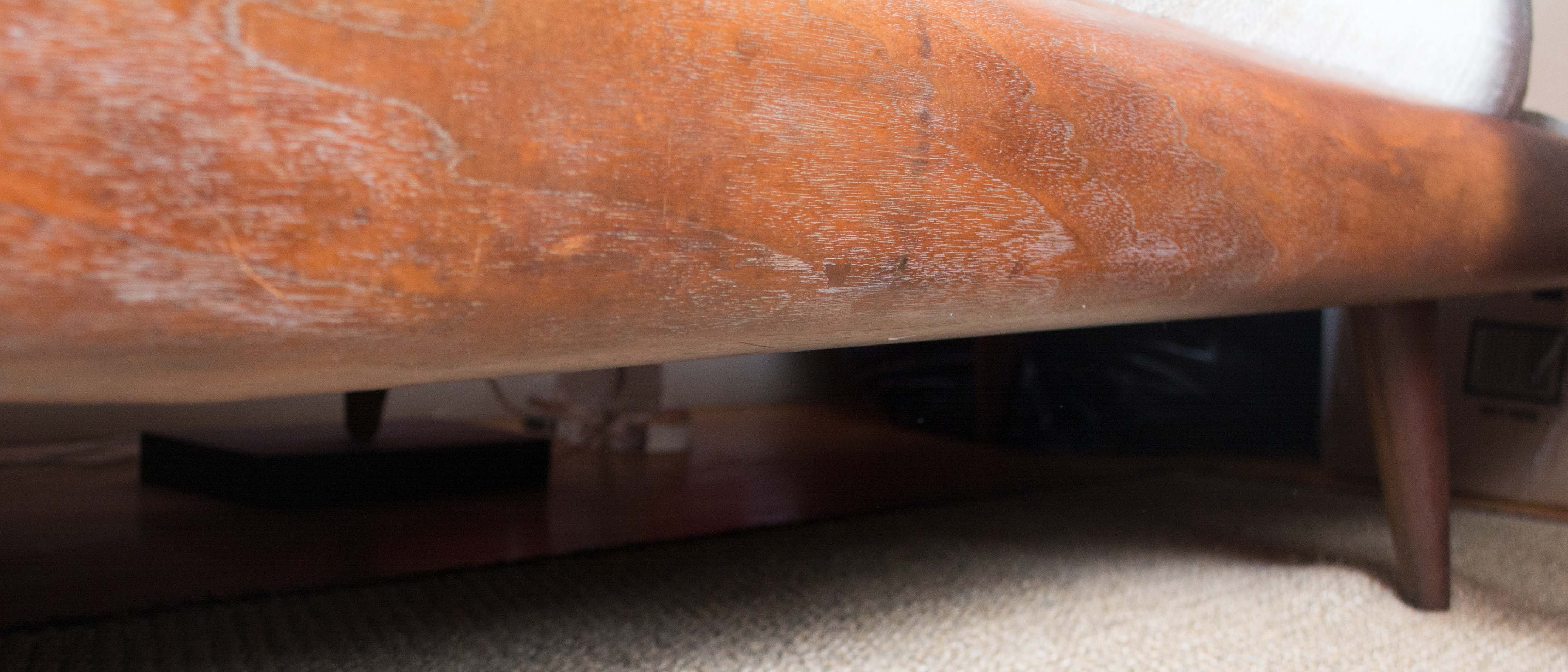 Adrian Pearsall Platform Sofa with Travertine End Tables